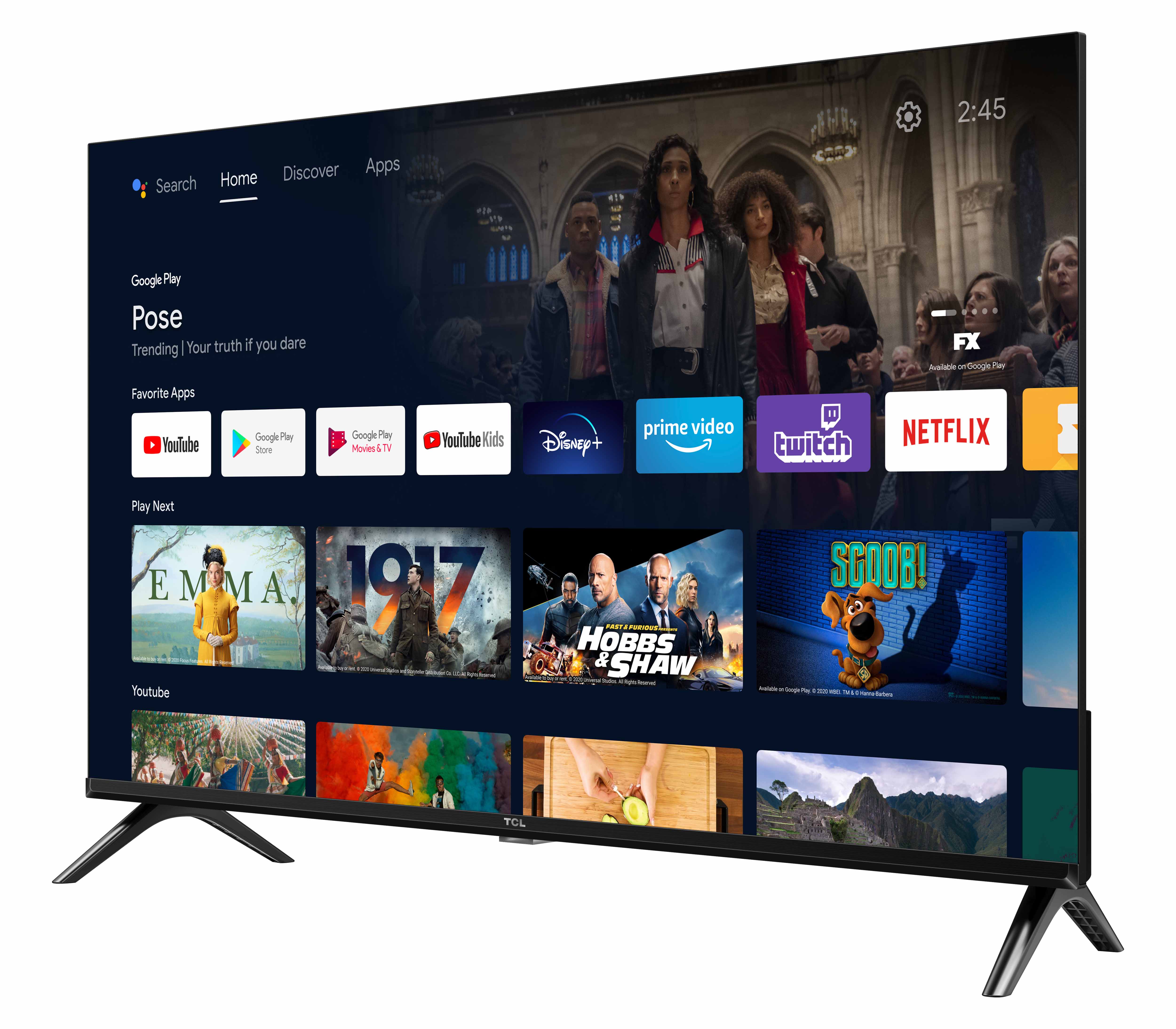 TCL Frameless HD HDR TV with Android TV S5400A - TCL Europe