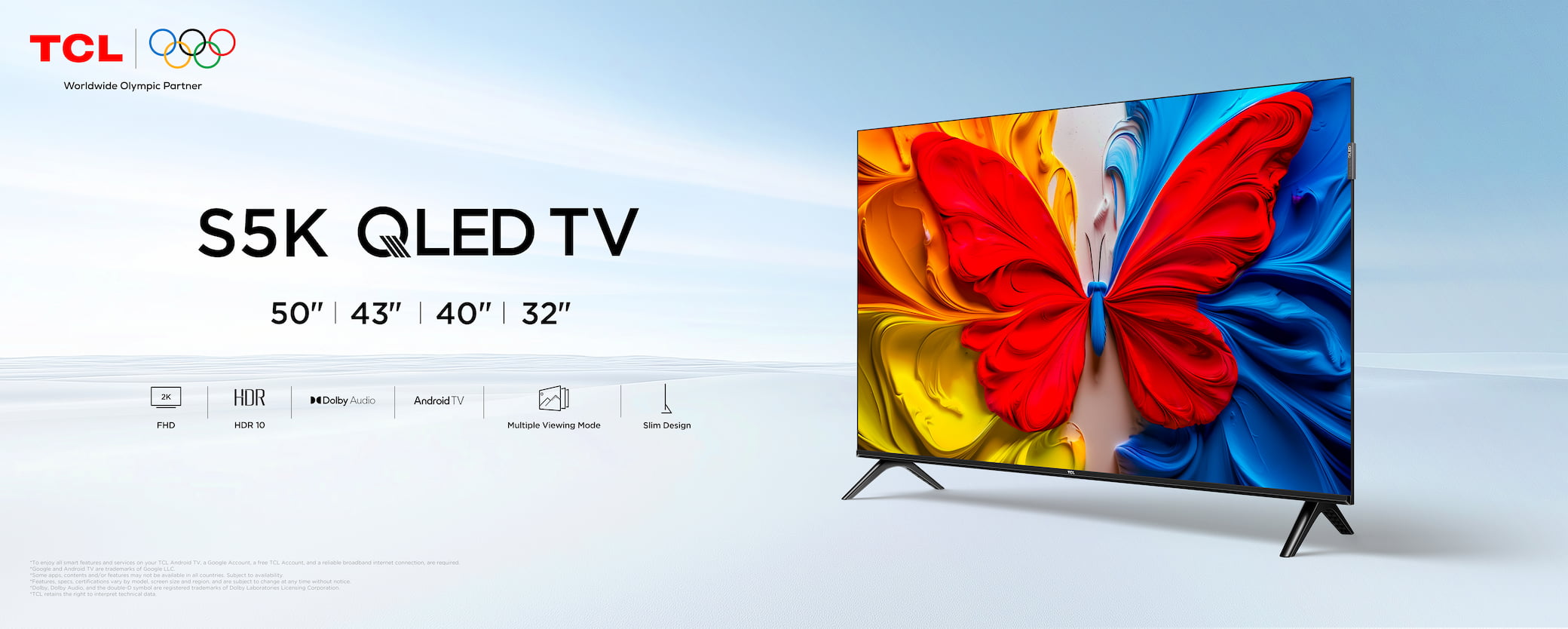 TCL S5K-2K QLED TV-32/40 Inch | TCL Європа