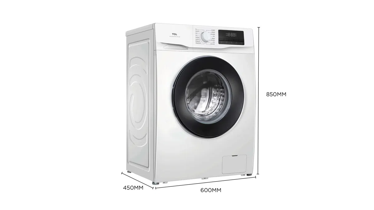 TCL Waching Machine Demension