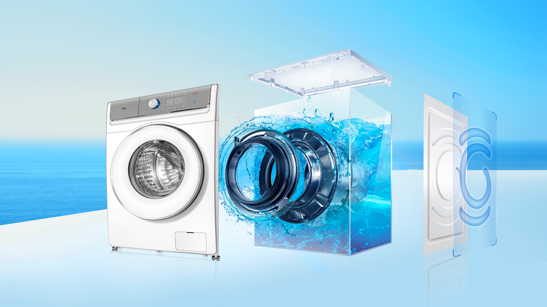 TCL Washing Machine fp0924wc0 Digital Inverter Motor