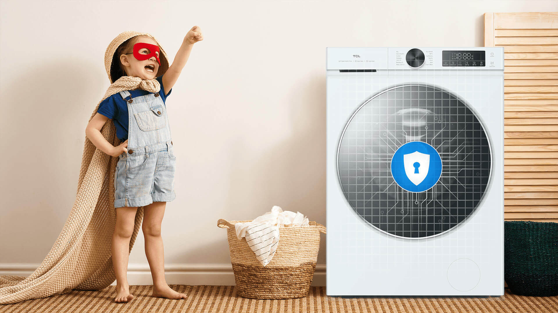 <p style="color:#000000";><h2 style=="font-size: value;">Λειτουργία κλειδώματος, για να είστε σίγουροι για την ασφάλεια των παιδιών σας.</h2></p>