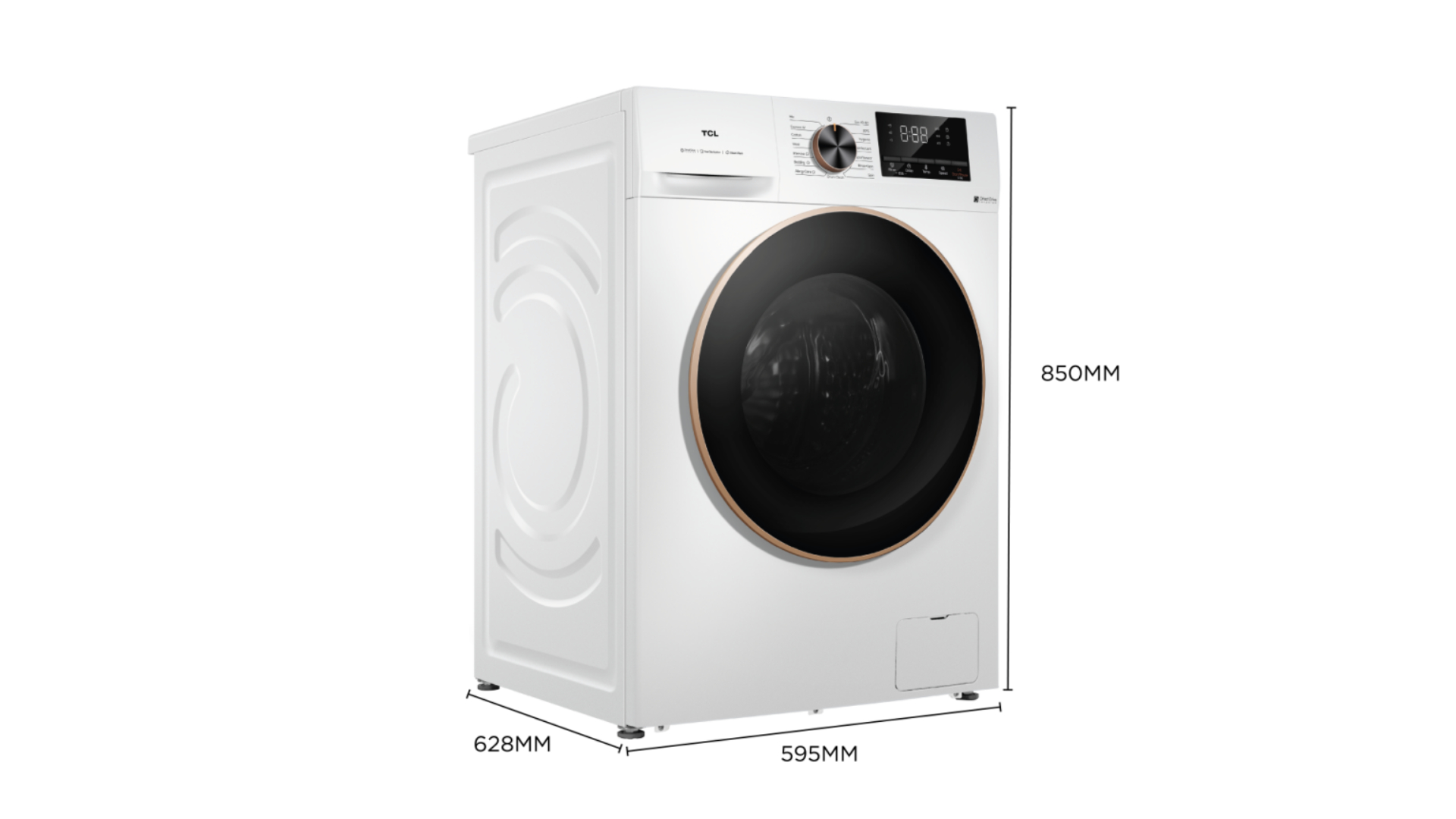 TCL front-loading washing machine‘s dimension