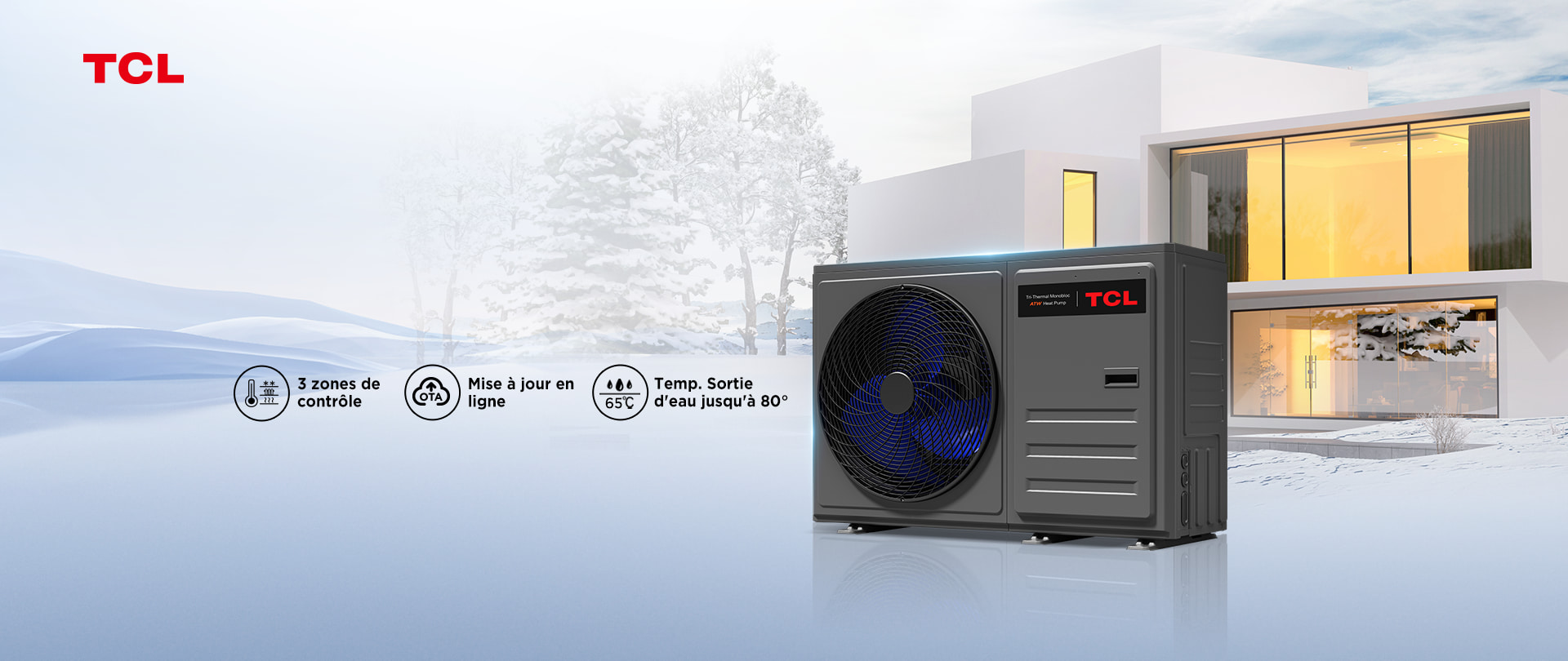 Pompe à chaleur air<br>eau R32