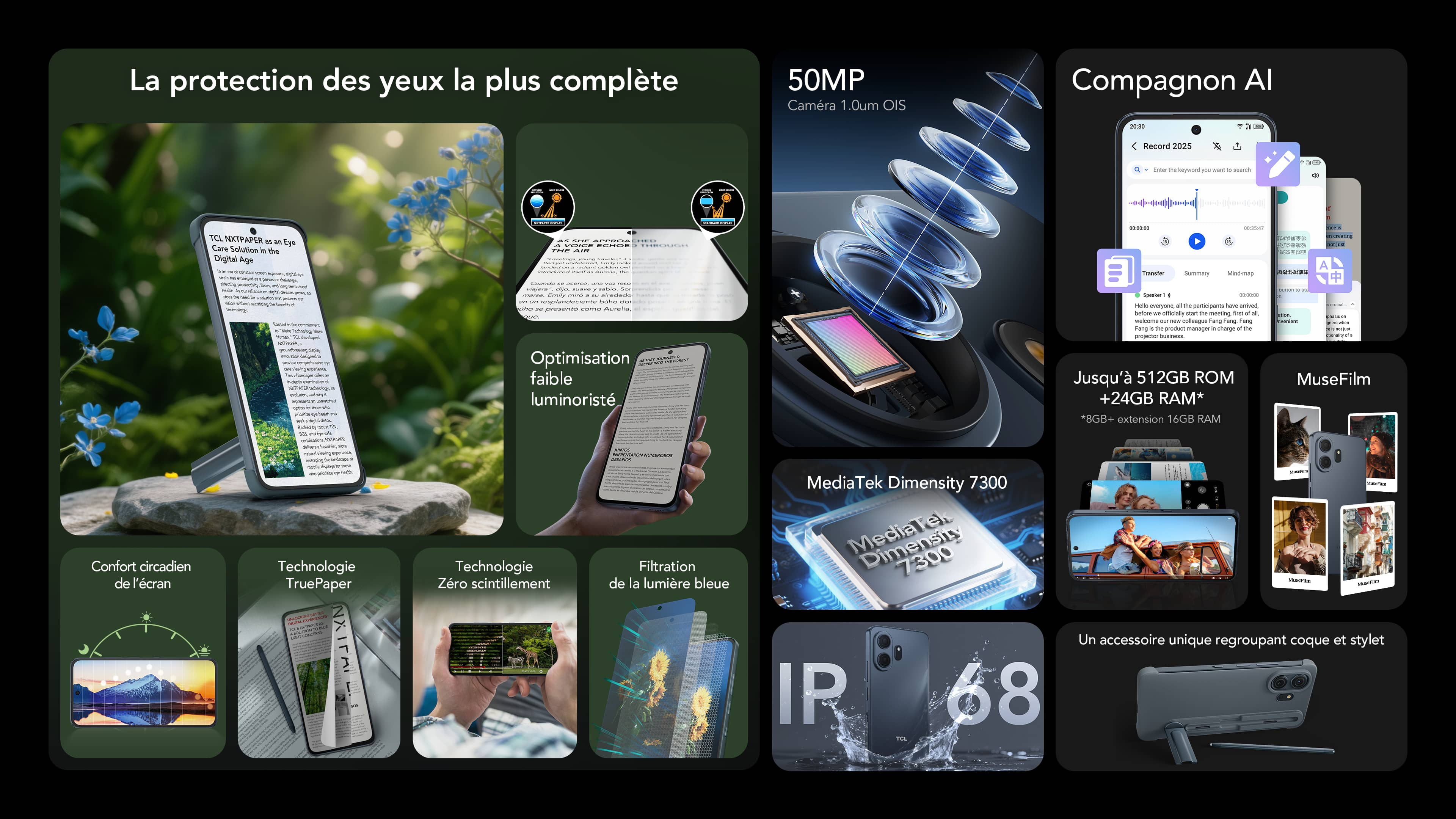 TCL NXTPAPER 70 Pro Smartphone Top Feature
