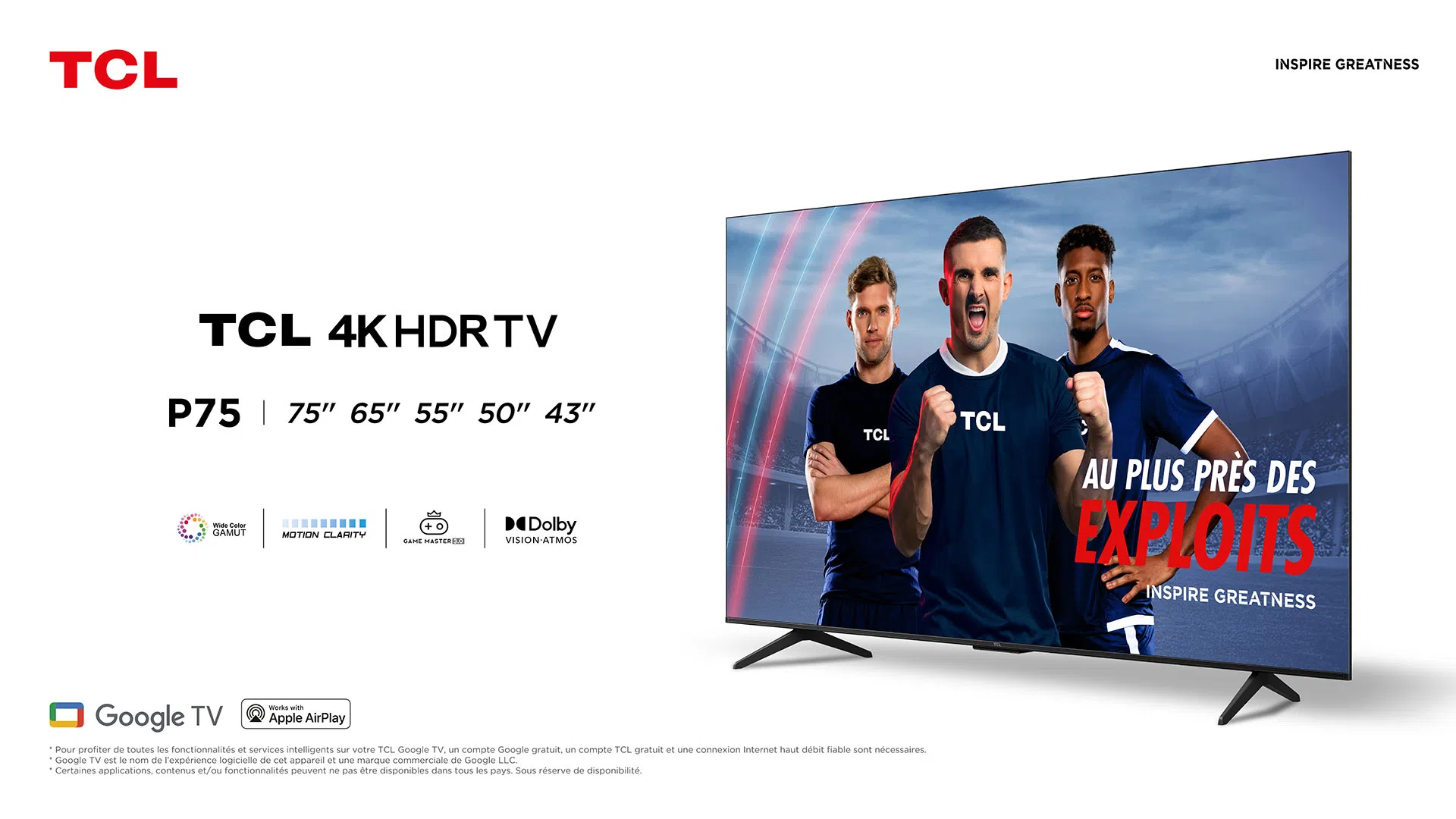 TCL 75P755 4K HDR