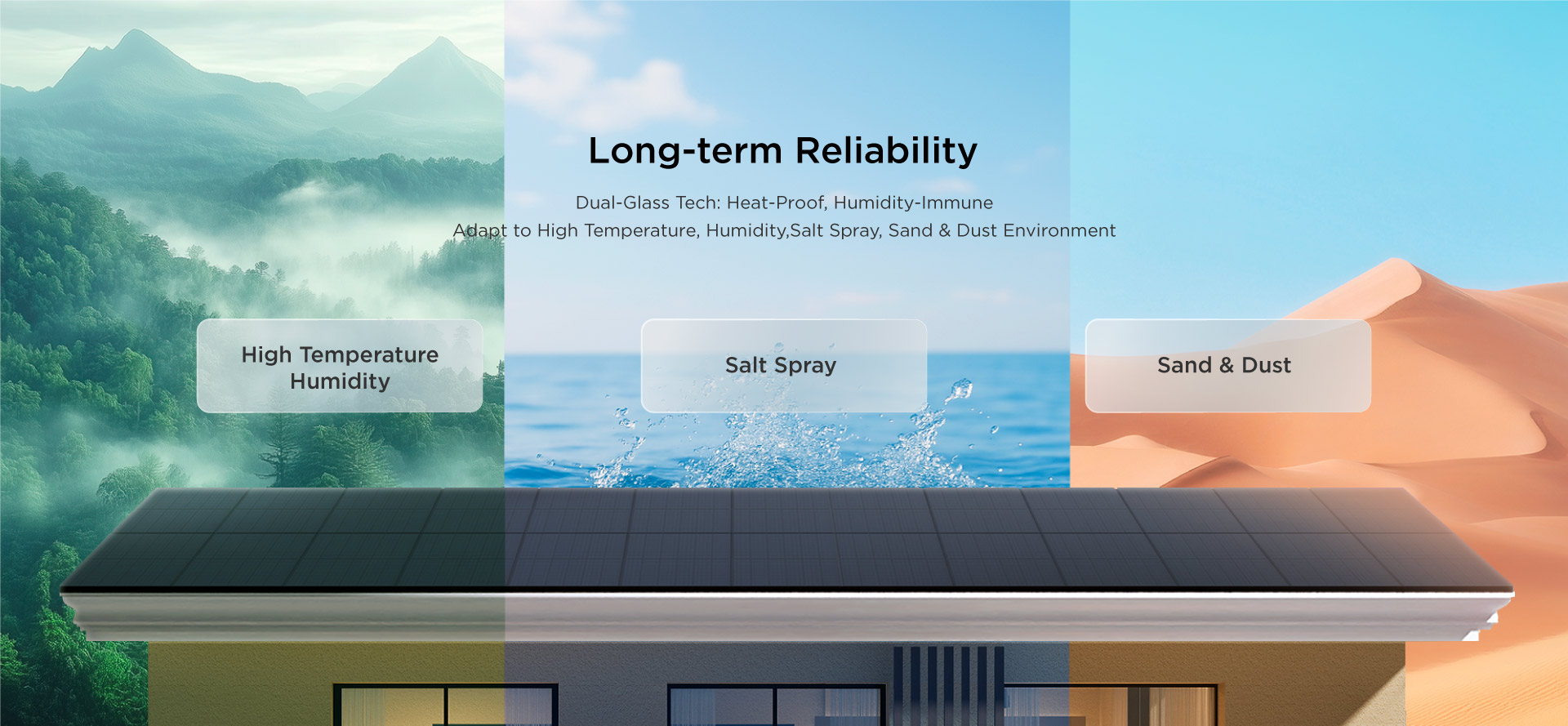 TCL Panel Full black module for uniform Rooftop Integration
