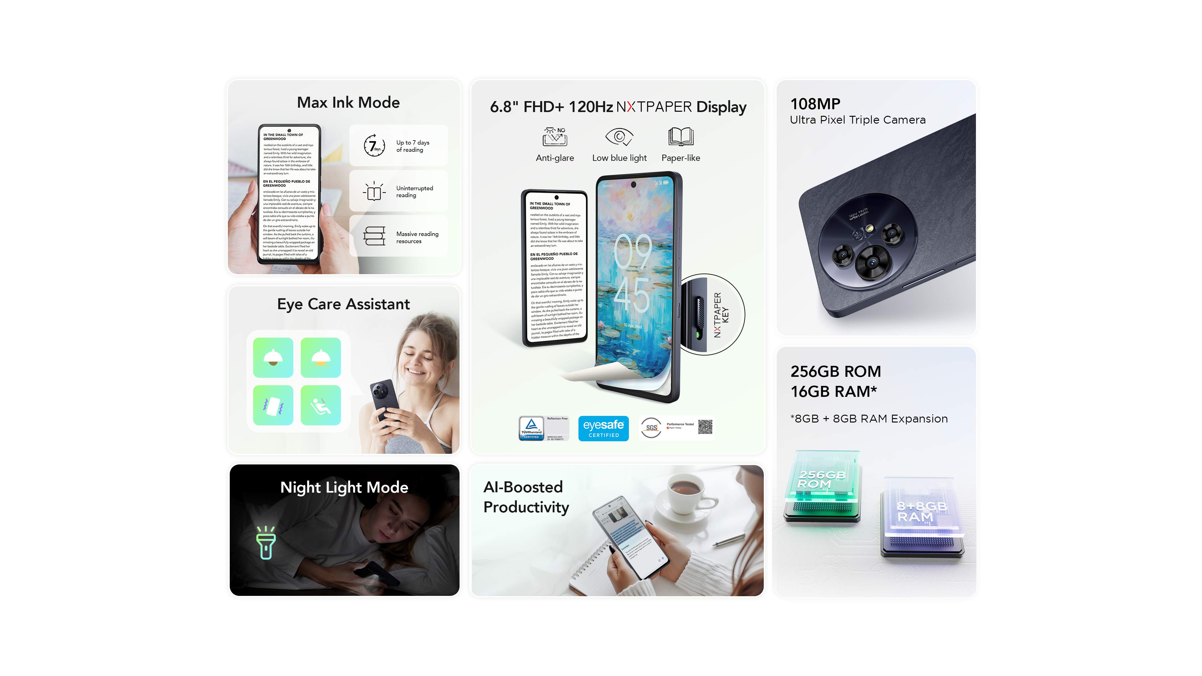 TCL 50 NXTPAPER 5G Overview