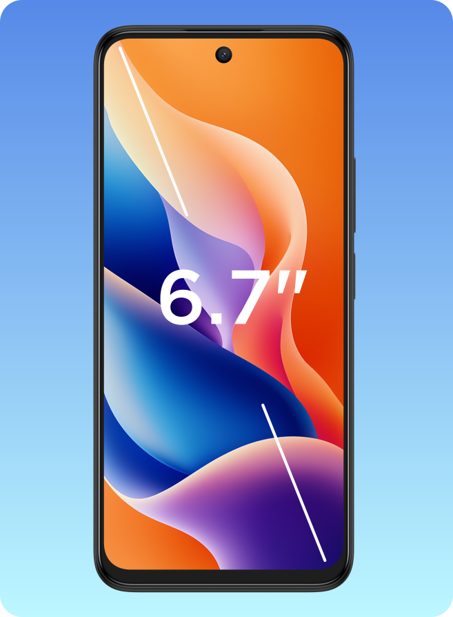 TCL 605 Massive HD+ display