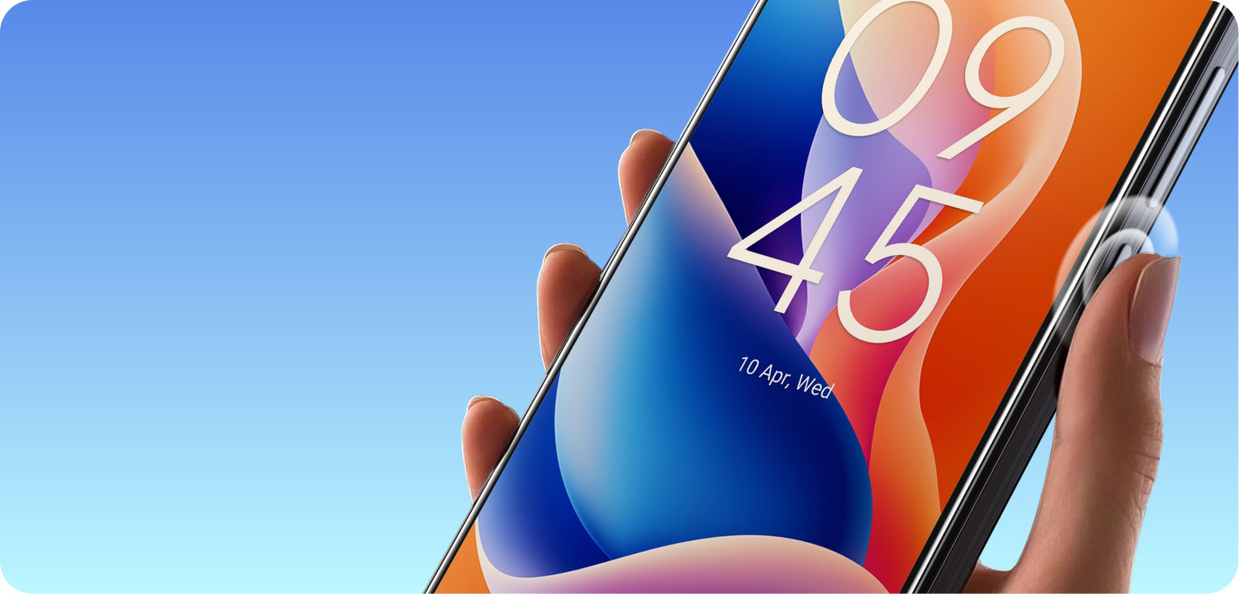 TCL 605 Side fingerprint⁷