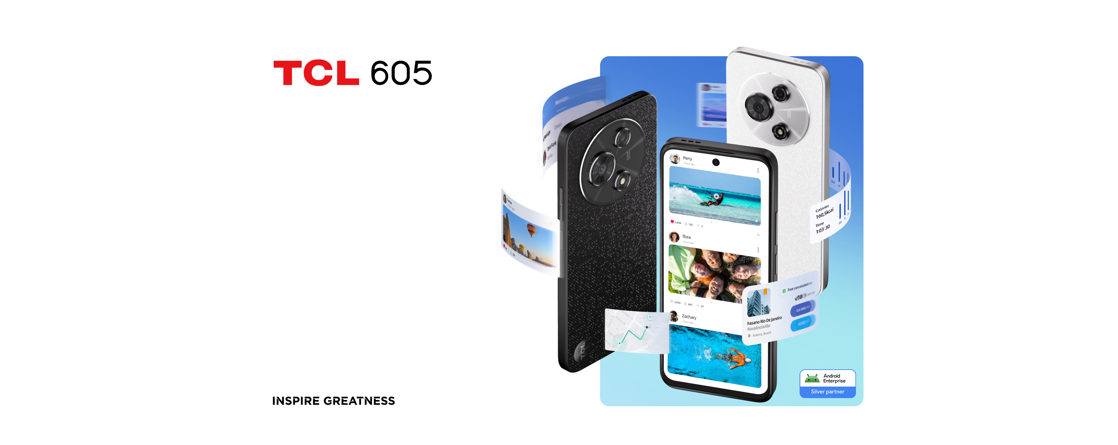 TCL 605 Smartphone-256GB ROM, 8GB+10GB RAM | TCL Global
