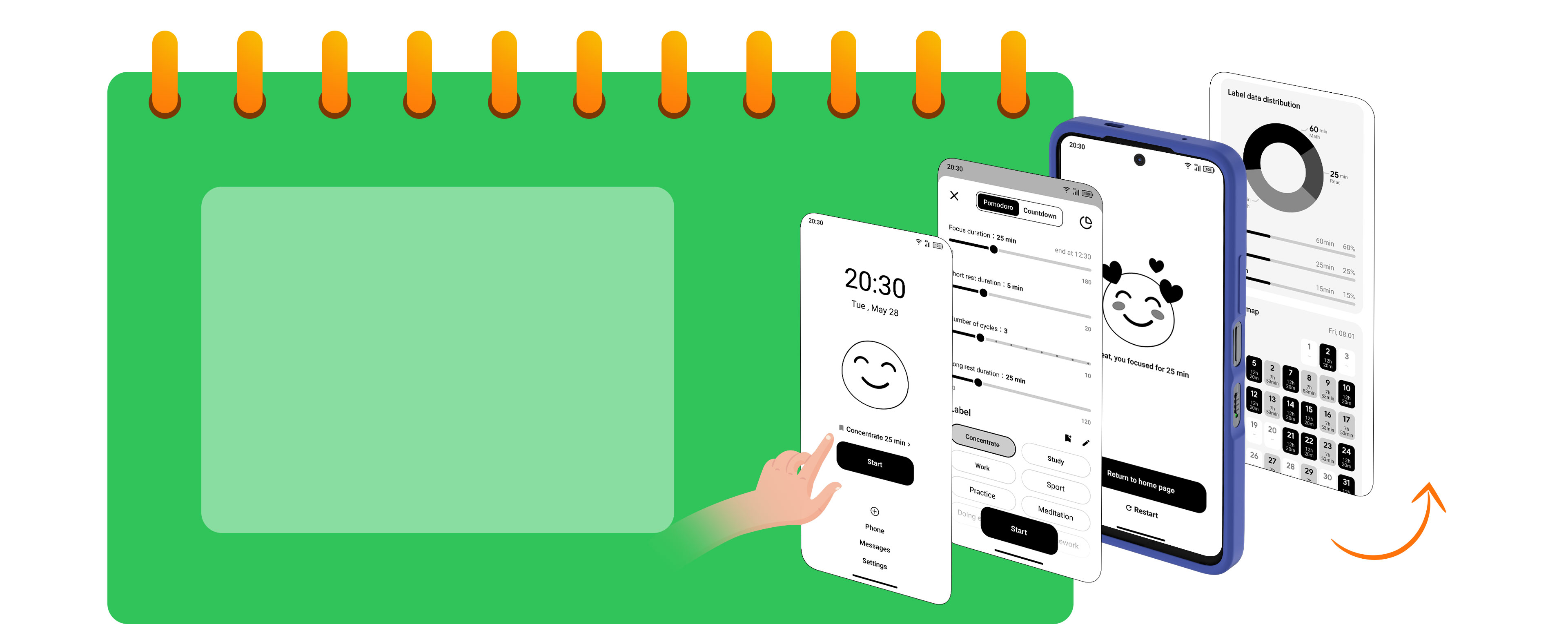 NXTPAPER 5G Junior Smartphone Self-discipline Timer 