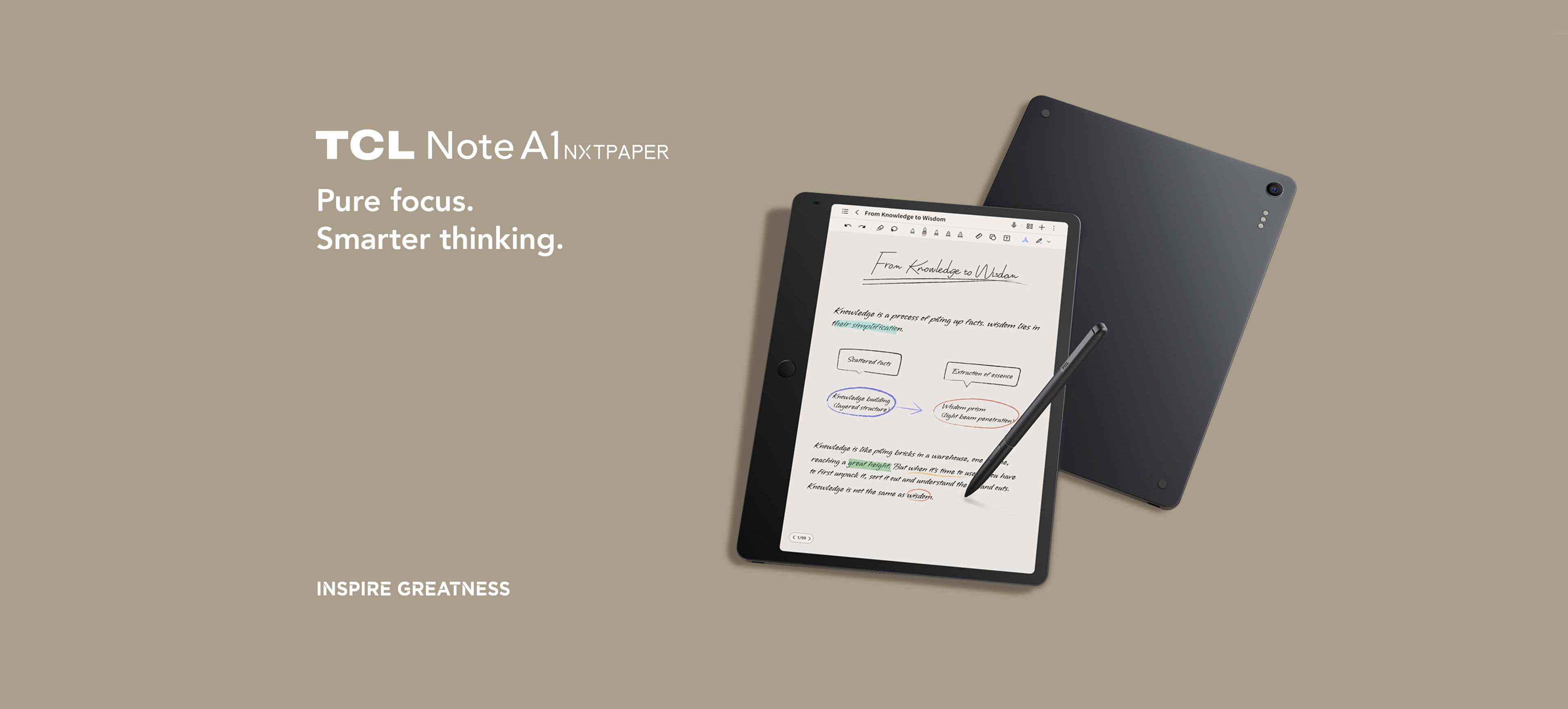 TCL Note A1 NXTPAPER: Paper-like Tablet | TCL Global