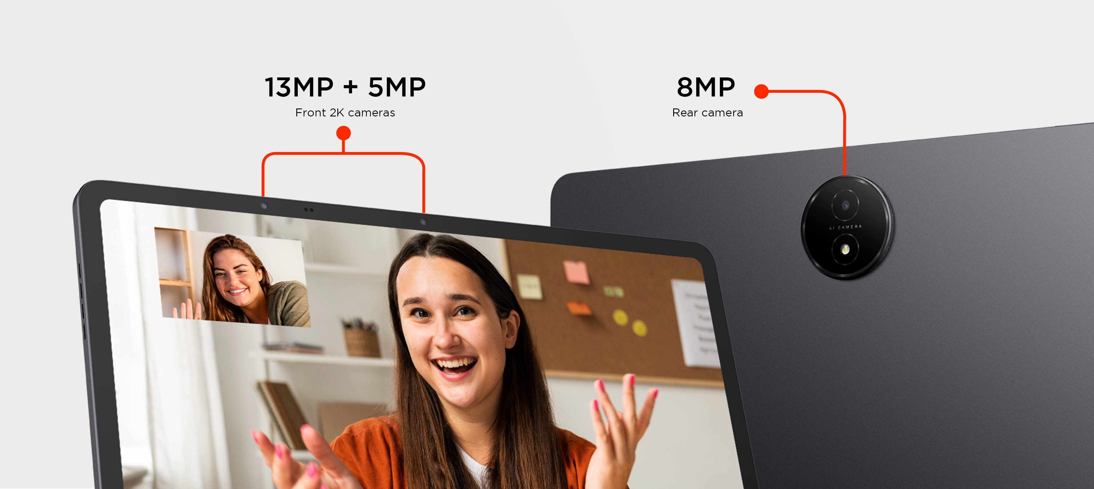 NXTPAPER 14 13MP + 5MP front camera system