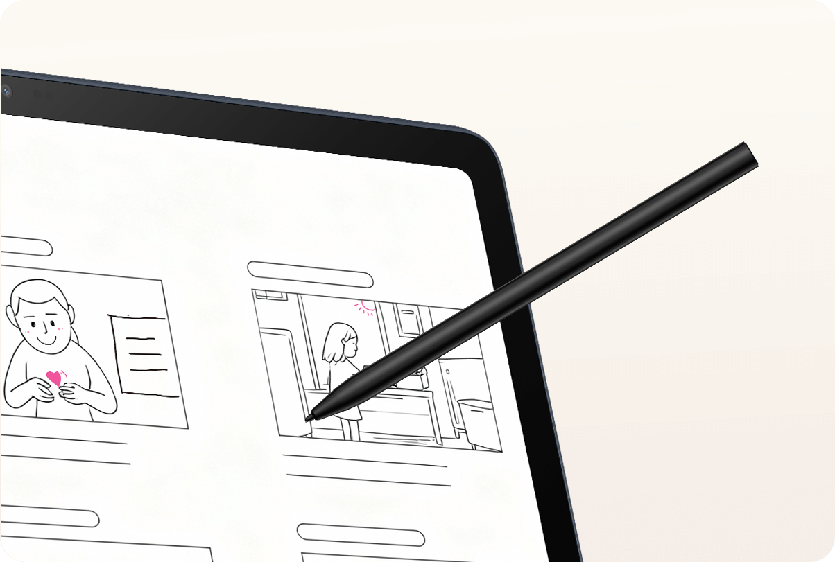 TCL TAB 10 Gen 4 Tablet T-Pen⁴ Draw with 4096 pressure point sensitivity