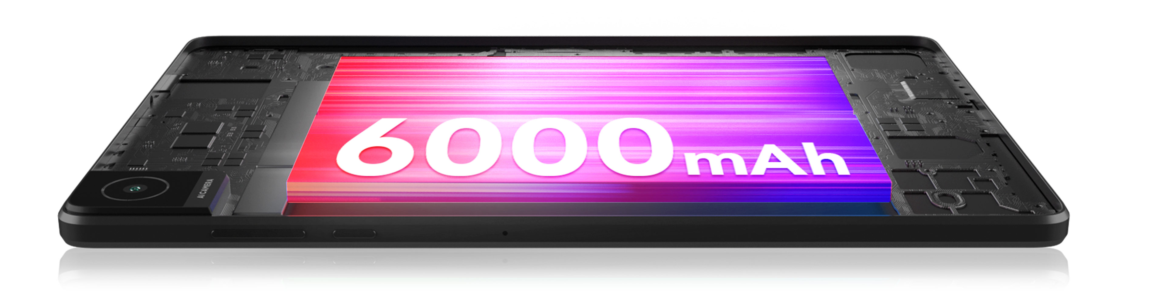 Long-lasting 6000 mAh battery