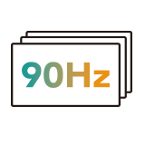 90Hz Refresh rate