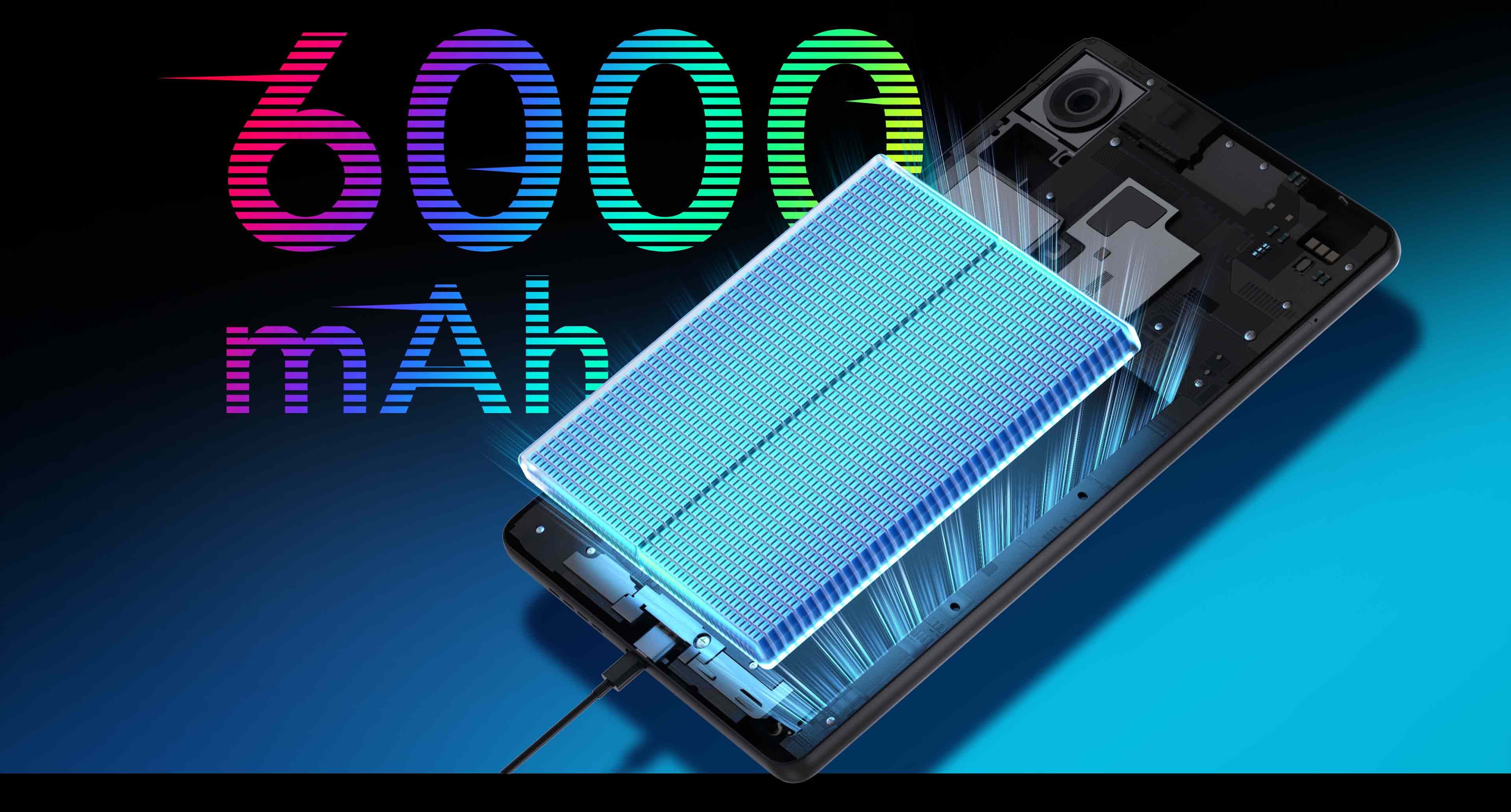 TCL TAB 8 Gen 2 Long-lasting battery Up to 6000mAh 