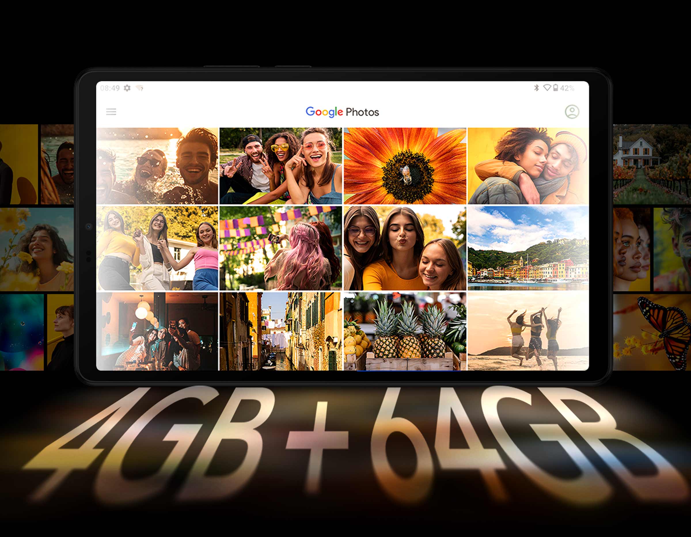 TCL TAB 8 Gen 2 Storage 4GB RAM + 64GB ROM