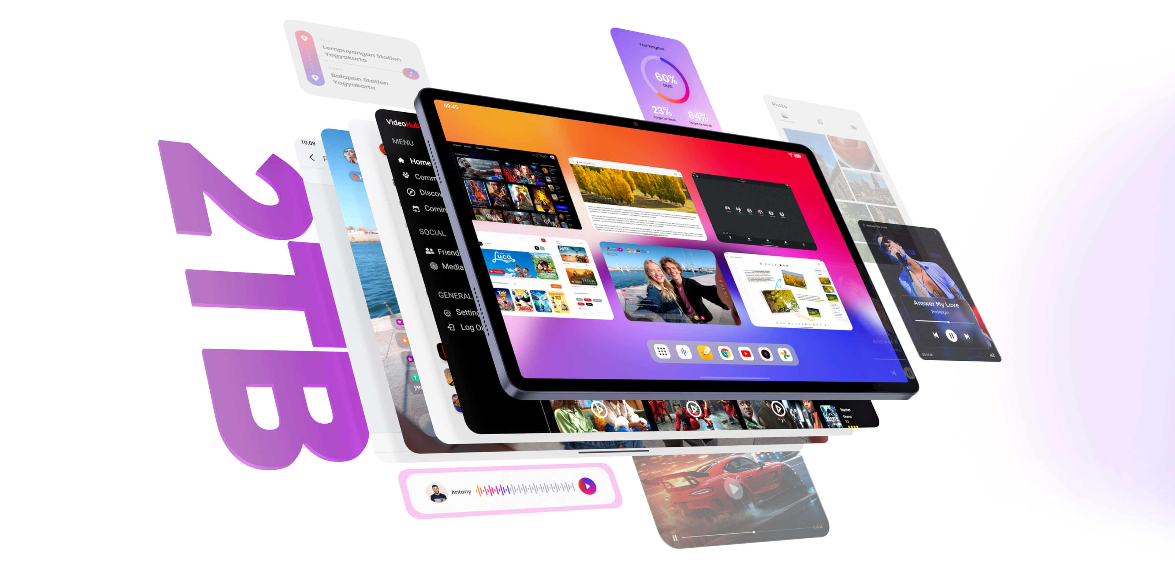 TCL TAB 10 Gen 4 Tablet offers dynamic images on its sharp 10.1"  FHD screen