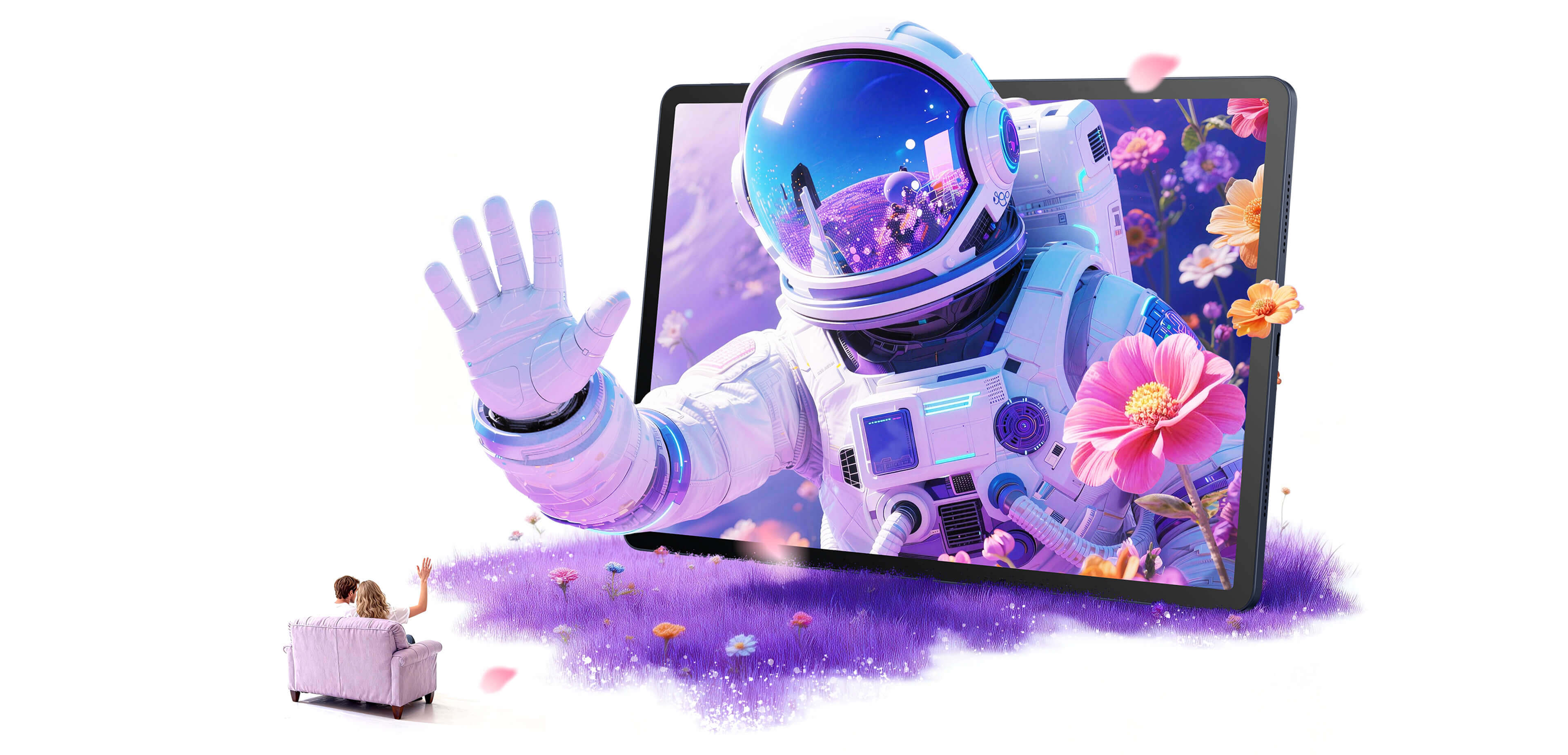 TCL TAB 10 Gen 4 Tablet offers dynamic images on its sharp 10.1"  FHD screen