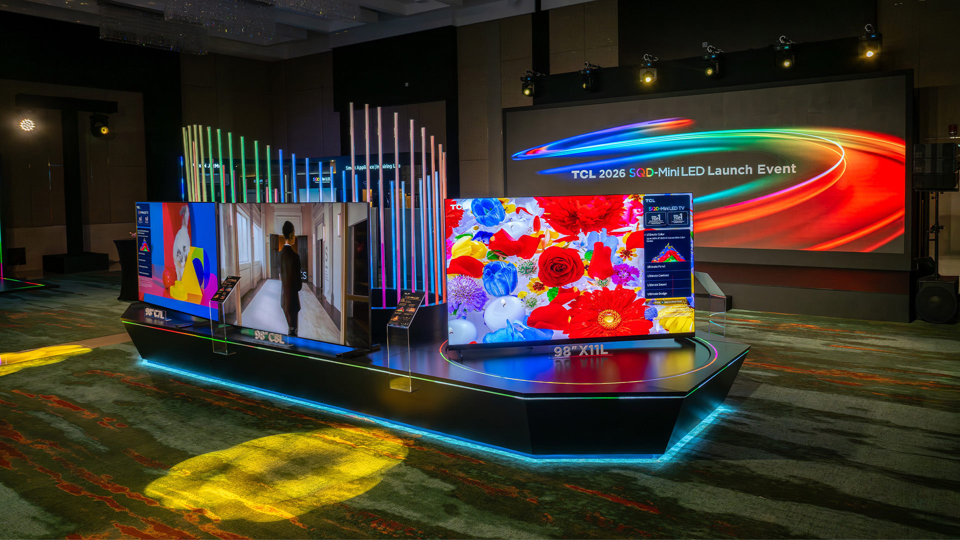 TCL تطلق مجموعة تلفزيونات SQD-Mini LED لعام 2026 في الإمارات العربية المتحدة، وتكشف عن طرازات C7L  وC8L  والطراز الرائد  X11L