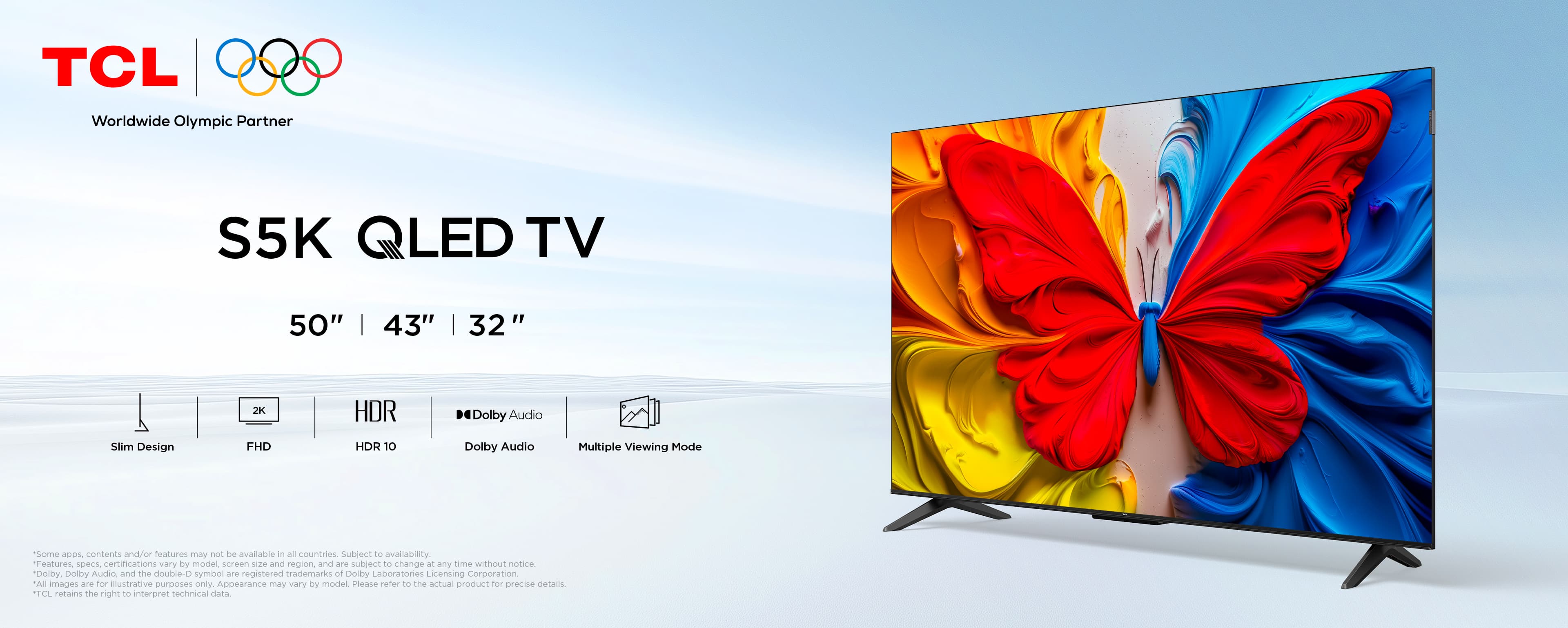 TCL P635 4K UHD Google TV banner