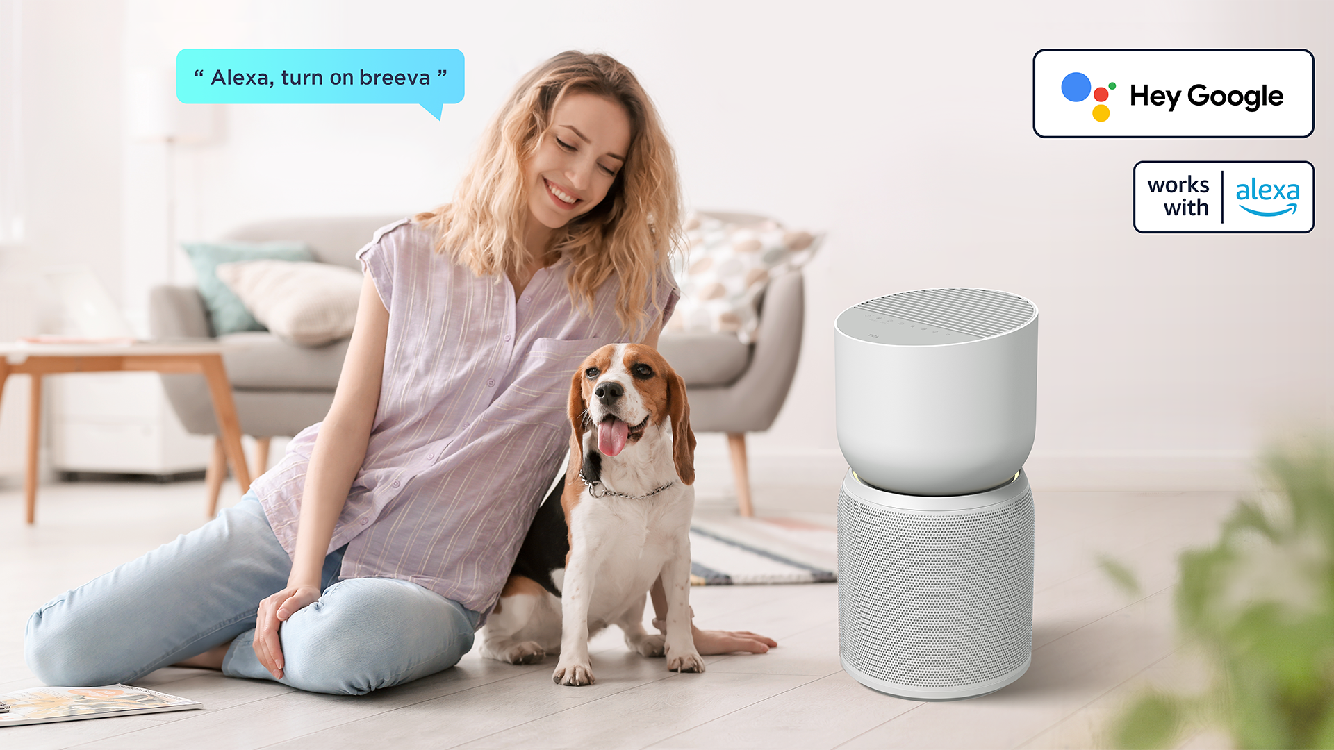 TCL air purifier breeva A3 Alexa