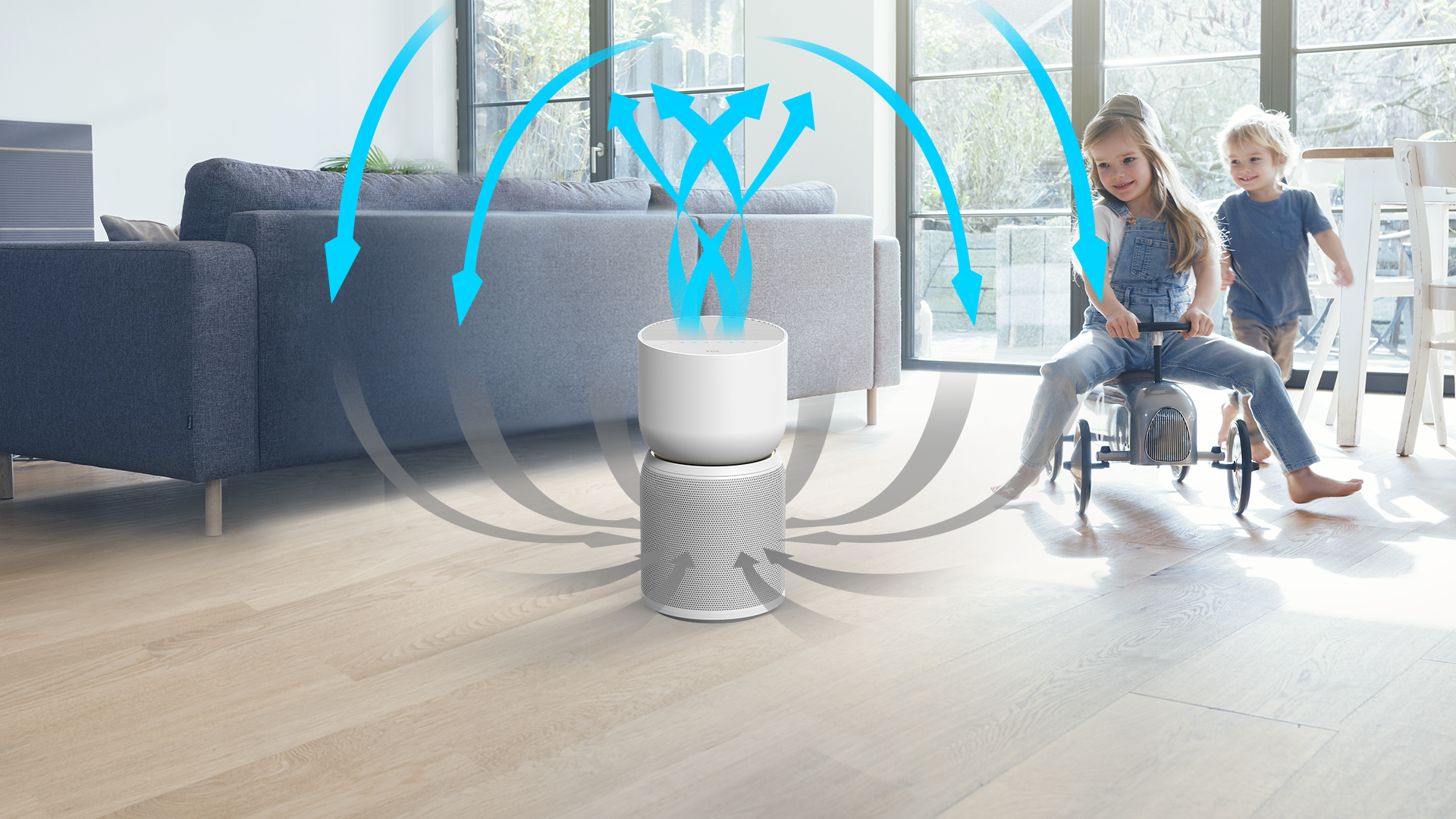 TCL air purifier breeva A3 feature