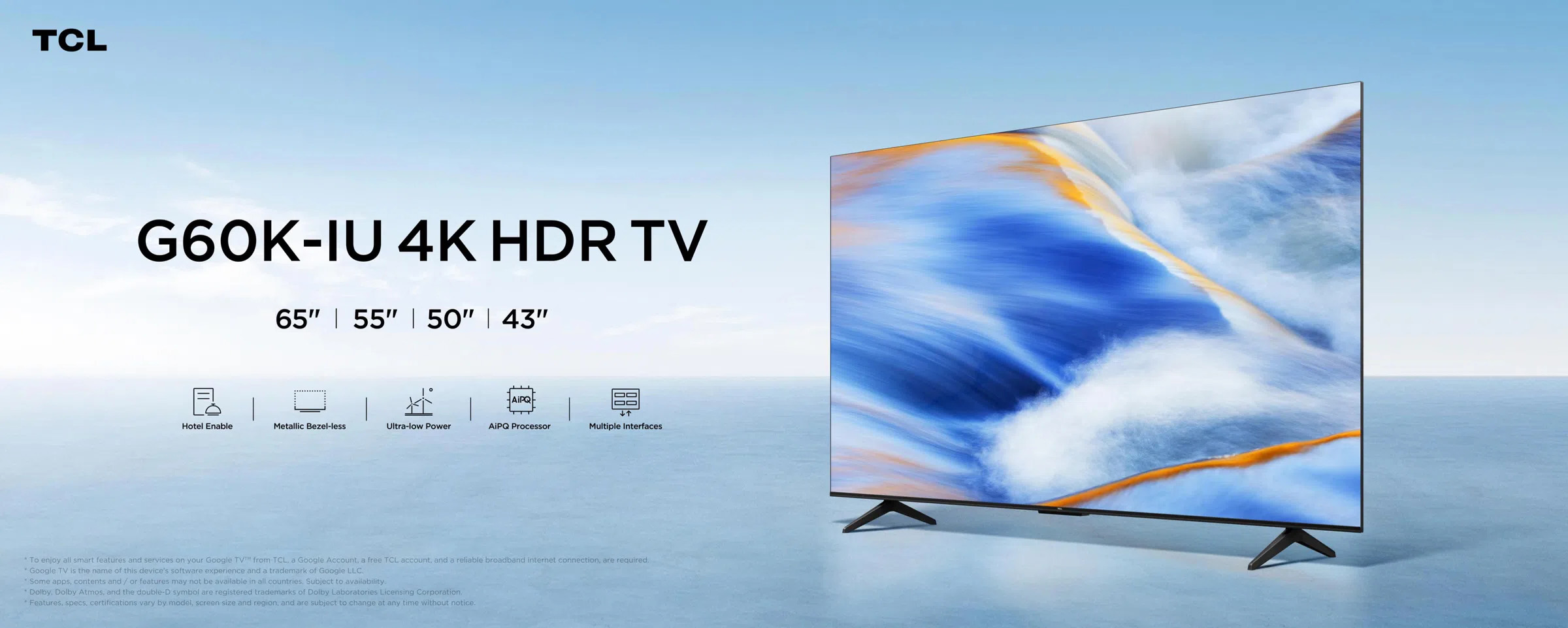 乐竟体育 G60K 4K HDR TV
