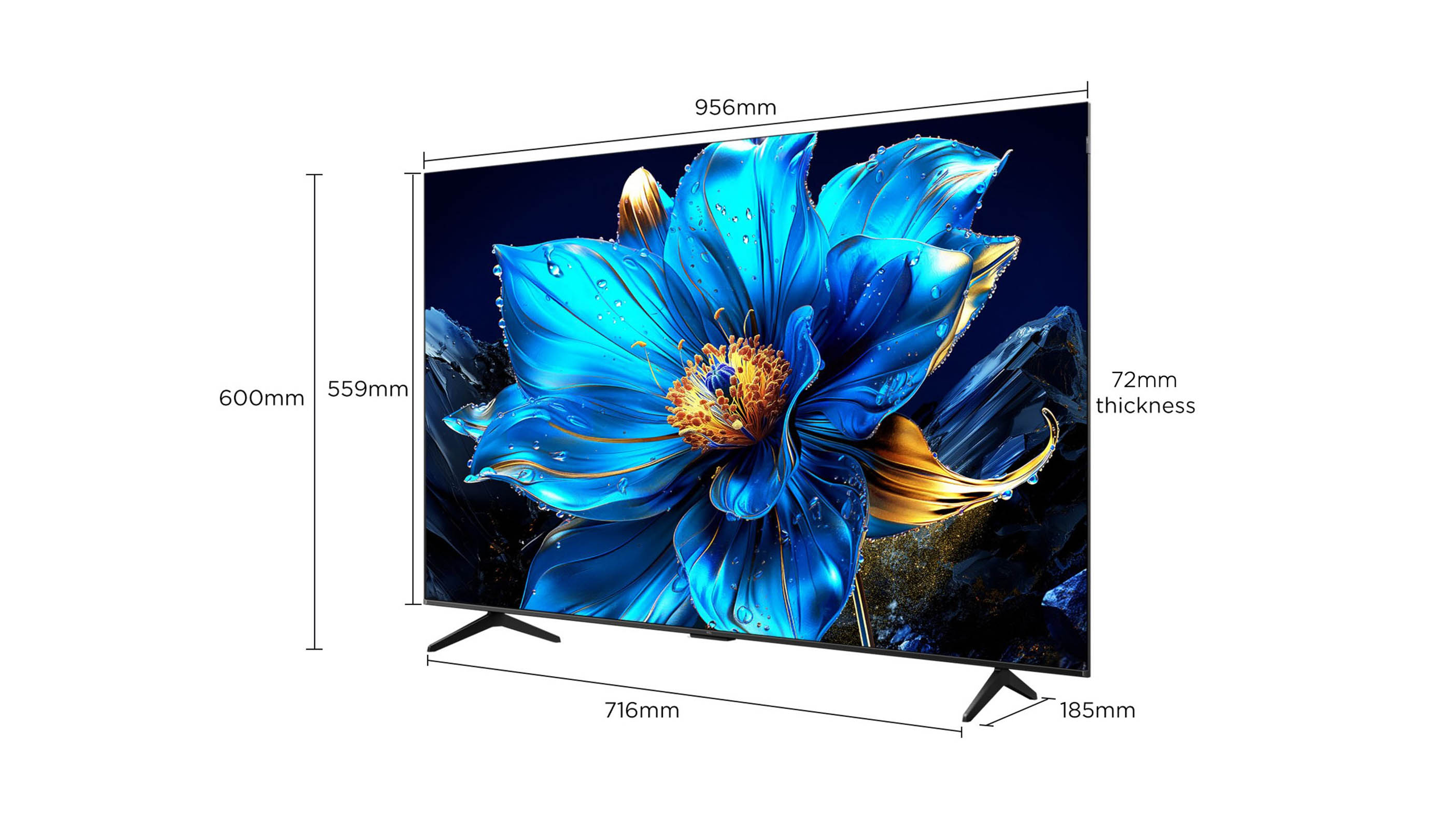 43 inch TCL P7K 4K HDR TV
