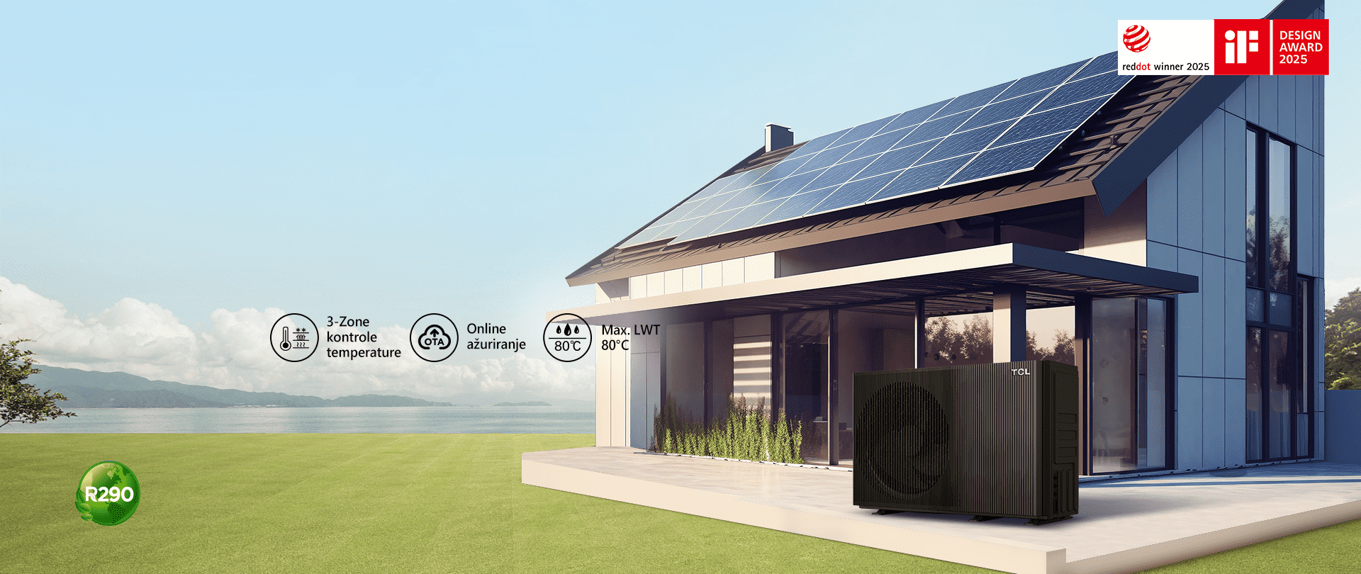 R290 Tri-thermal<br>ATW Dizalice topline 