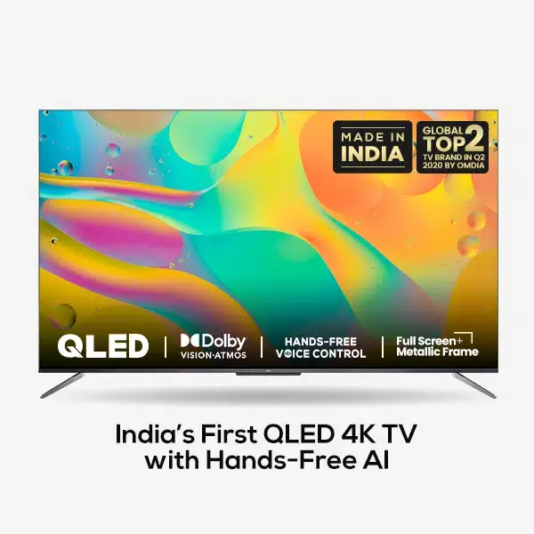 C715 Series - Buy 4K QLED Android TV Online with AI - TCL India