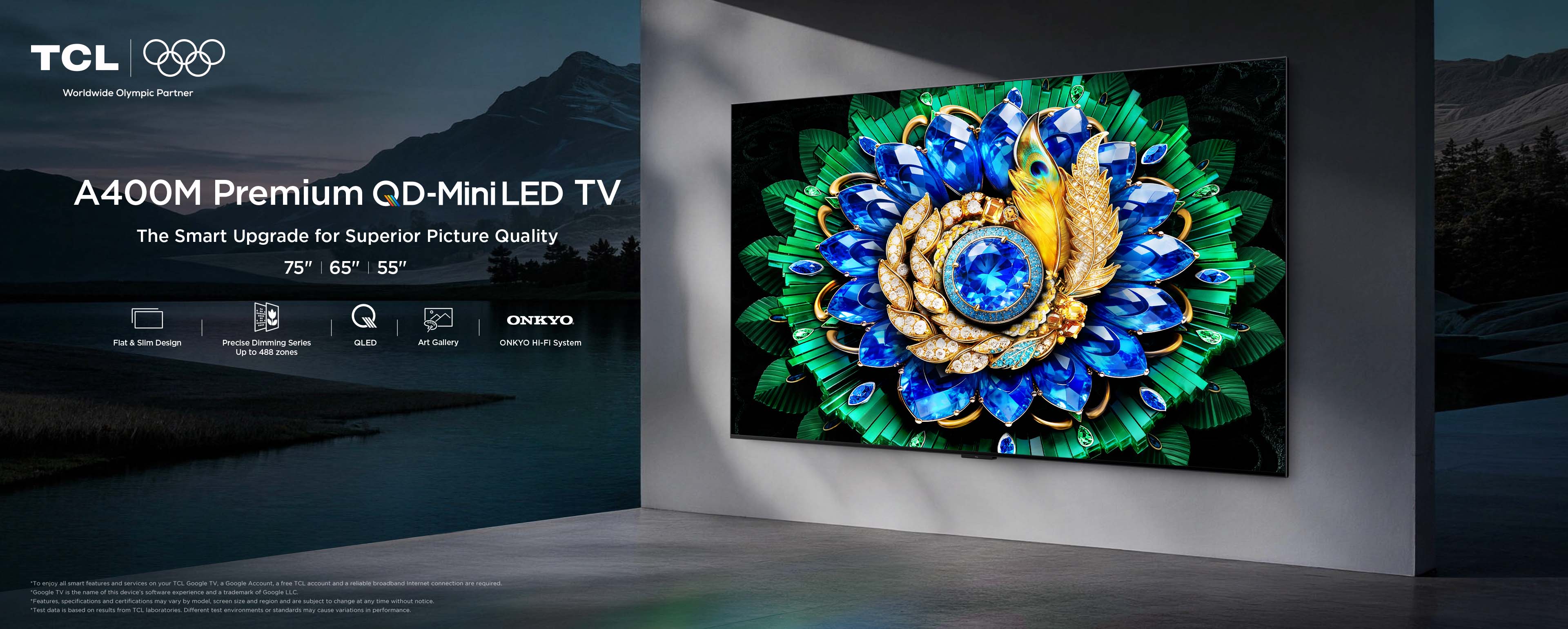 TCL A400M 4K Premium QD-Mini LED TV