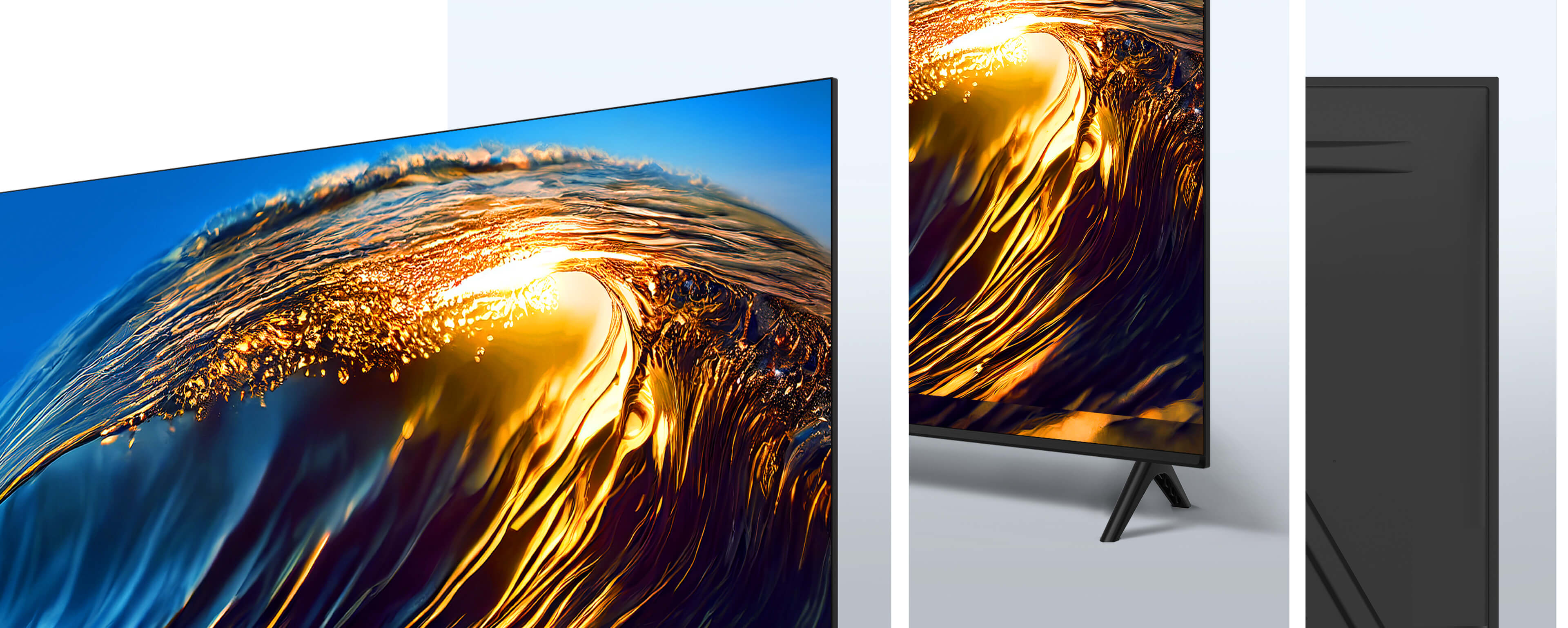 Metallic Bezel-less screen of S4500A TV 