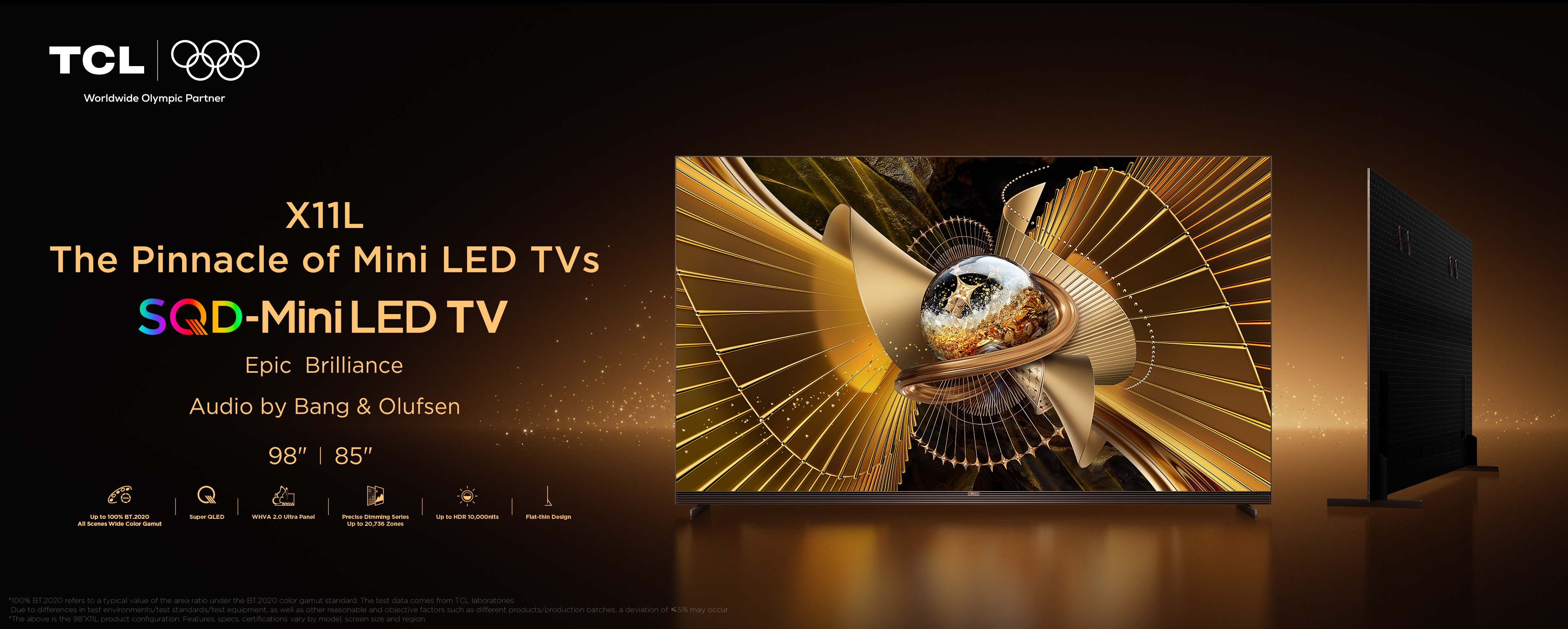 乐竟体育 X11L Premium SQD-MiniLED TV's Key Banner