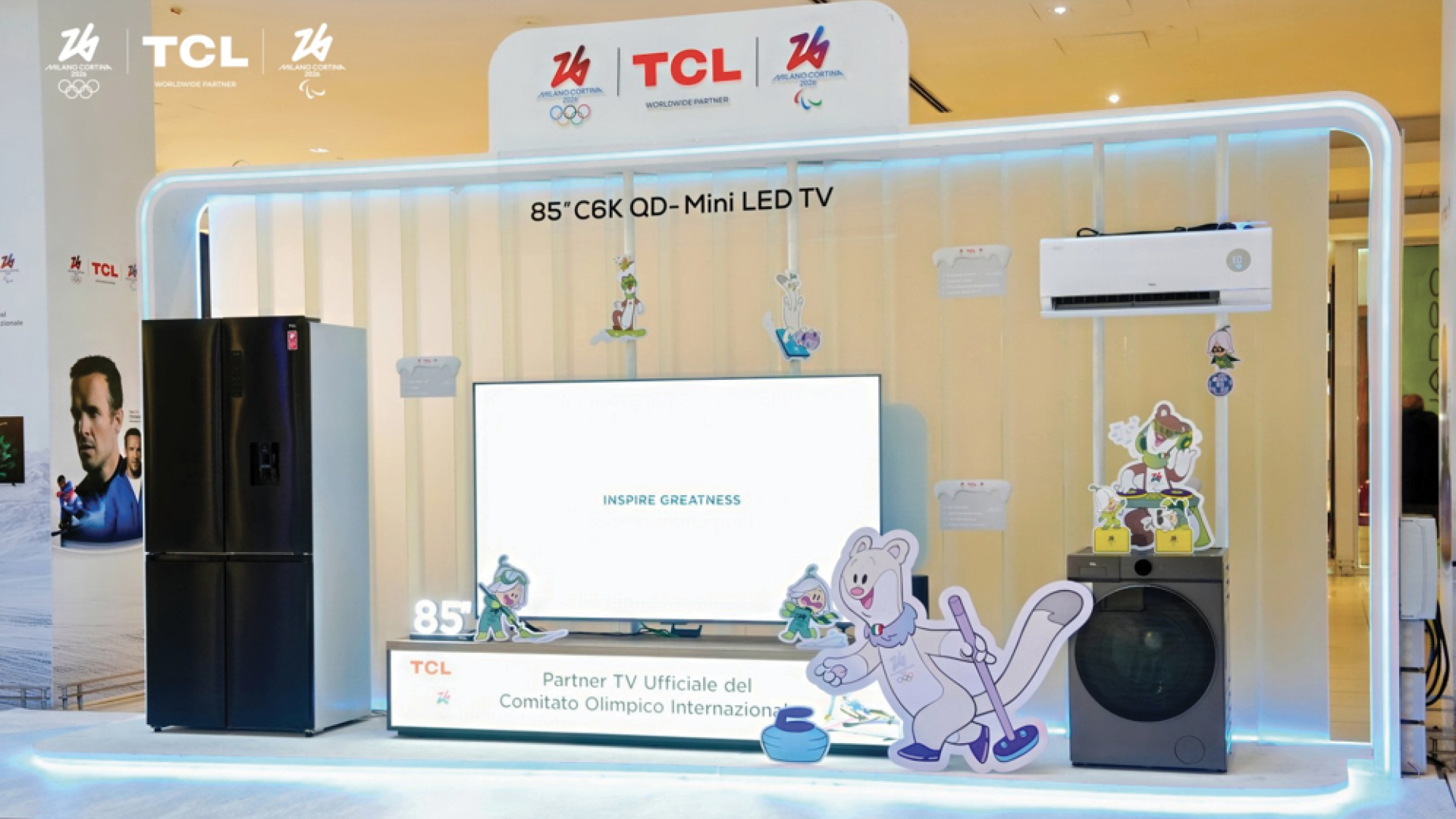 TCL Sceglie Nave De Vero Di Marghera (Ve) Come Terza Tappa Del Proprio Mall Tour Il Tour Dei Centri Commerciali Italiani In Attesa Dei Giochi Olimpici Invernali