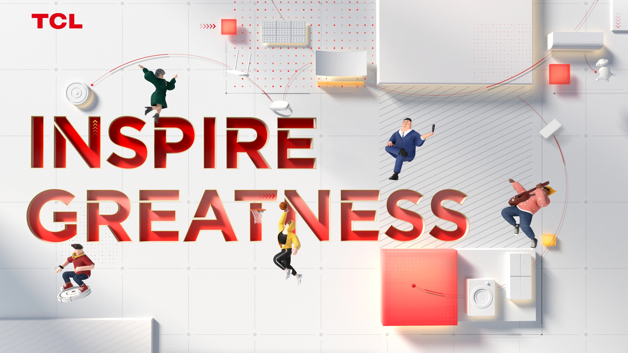 TCL espone al CES2022 introducendo il nuovo slogan “Inspire Greatness”: con l'ambizione di ispirare la grandezza con tecnologie innovative