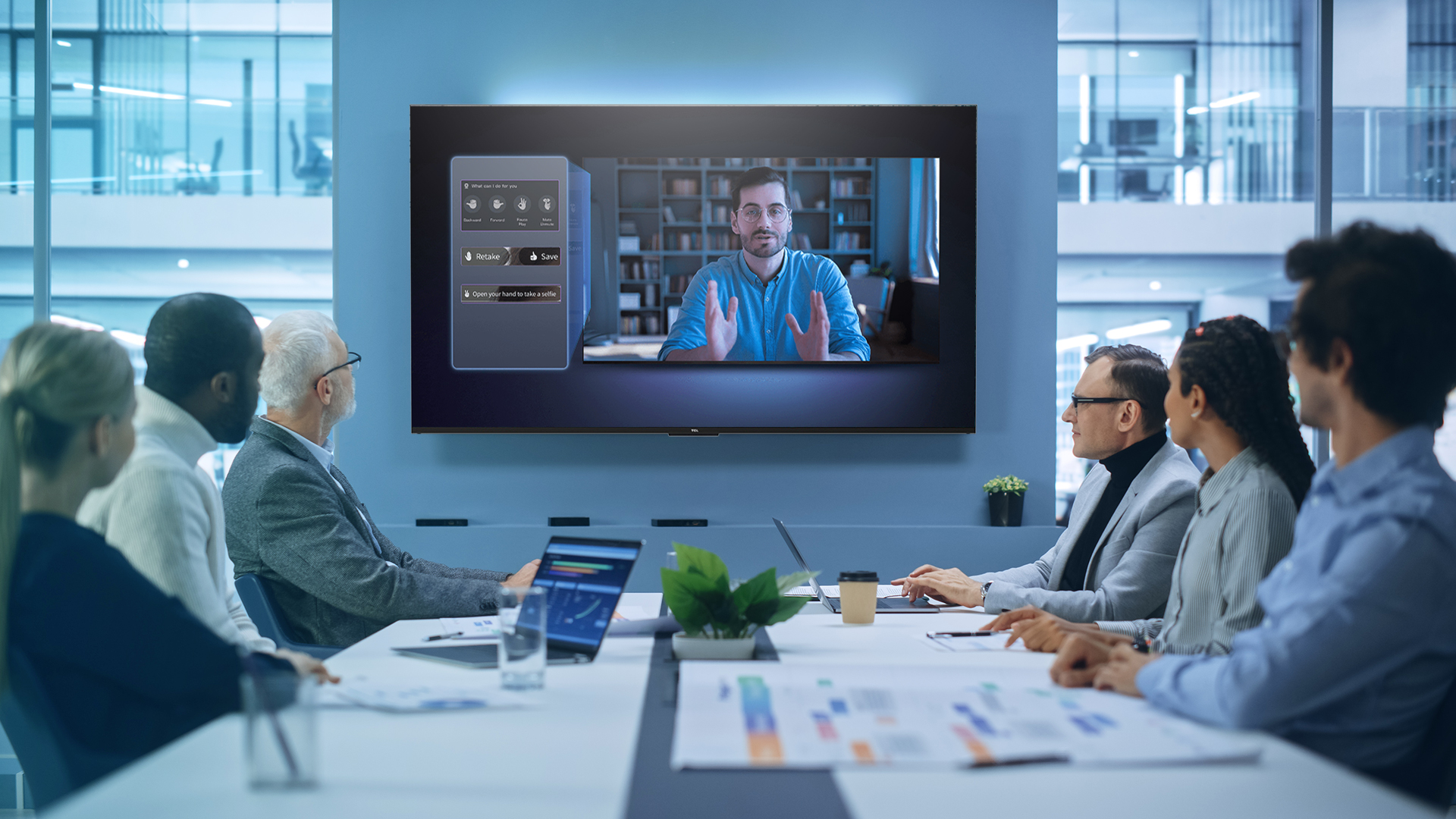 TCL 98 c735 TV Meeting