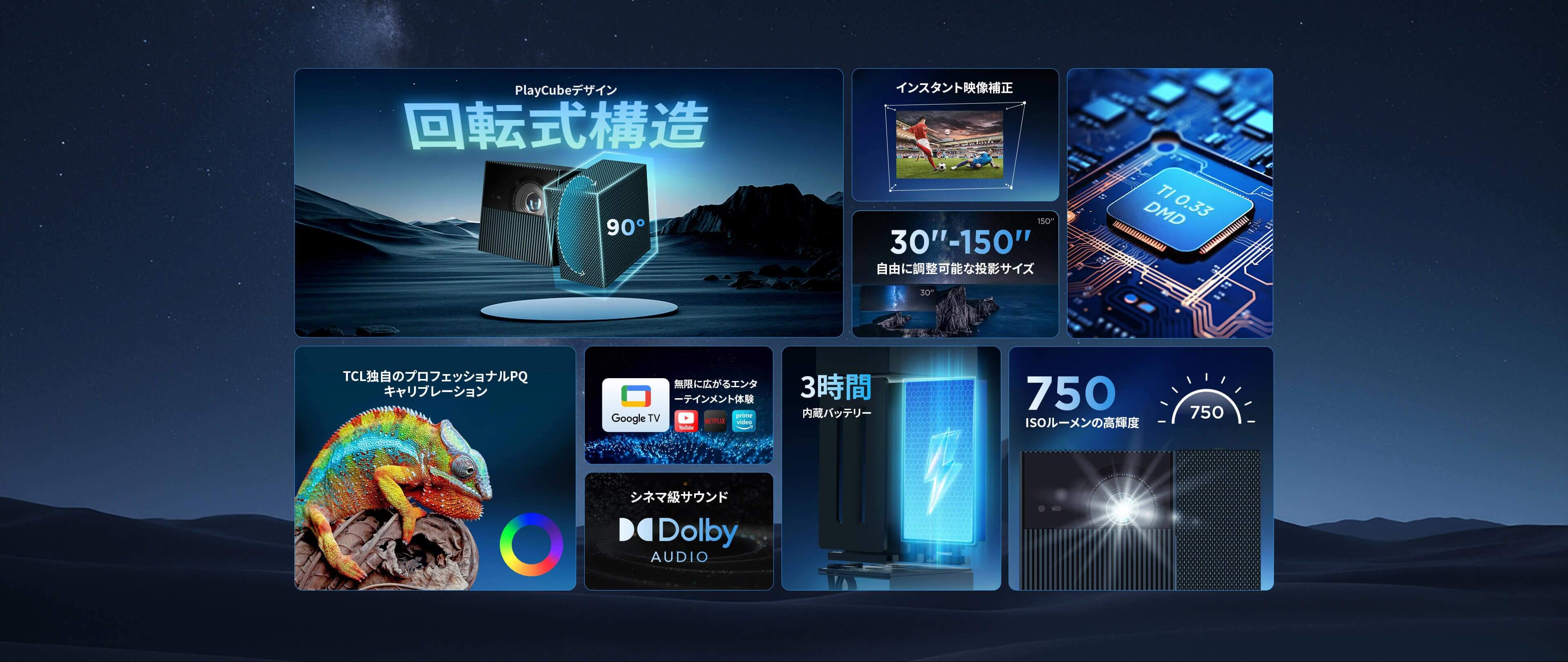 Serie-TCL Projector PlayCube TCL PlayCube | TCL Japan / 日本語