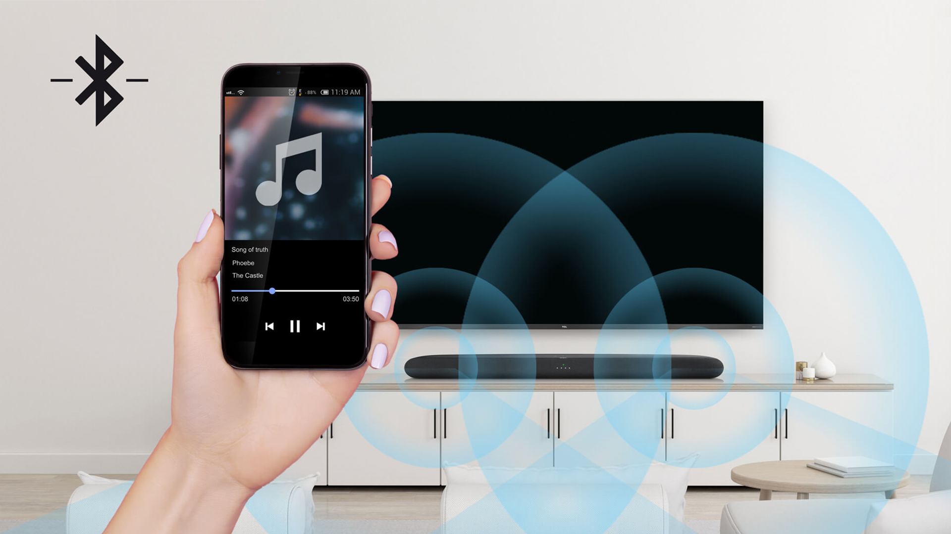 TCL ts6100 Bluetooth対応