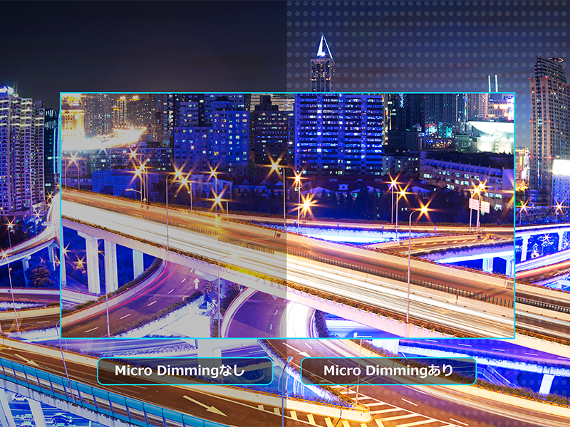 TCL c735 優れたコントラスト