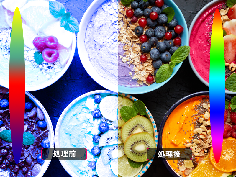 TCL P735 精密なカラーマネジメント