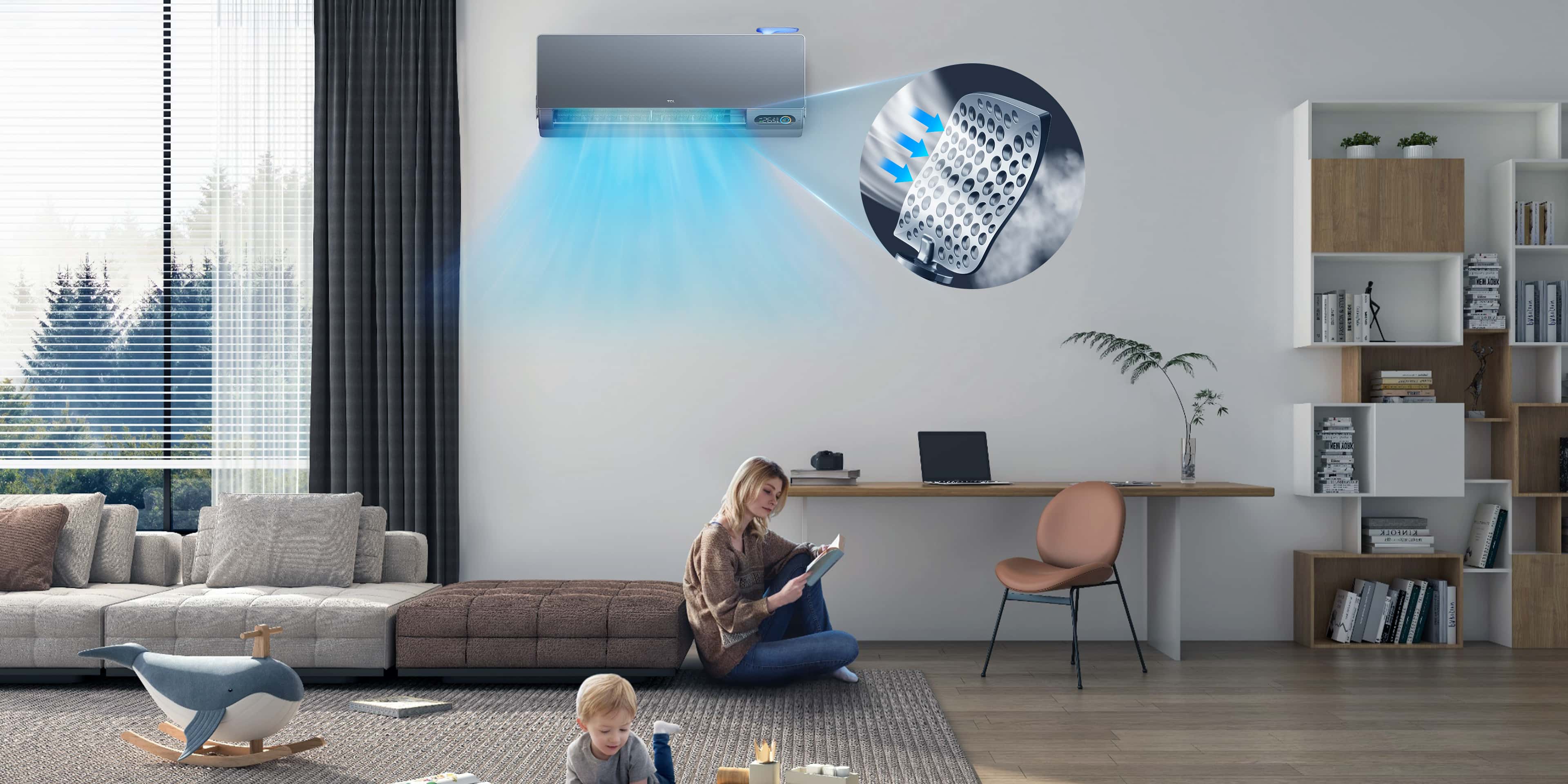 TCL FreshIN 2.0 AC Cooling without direct wind