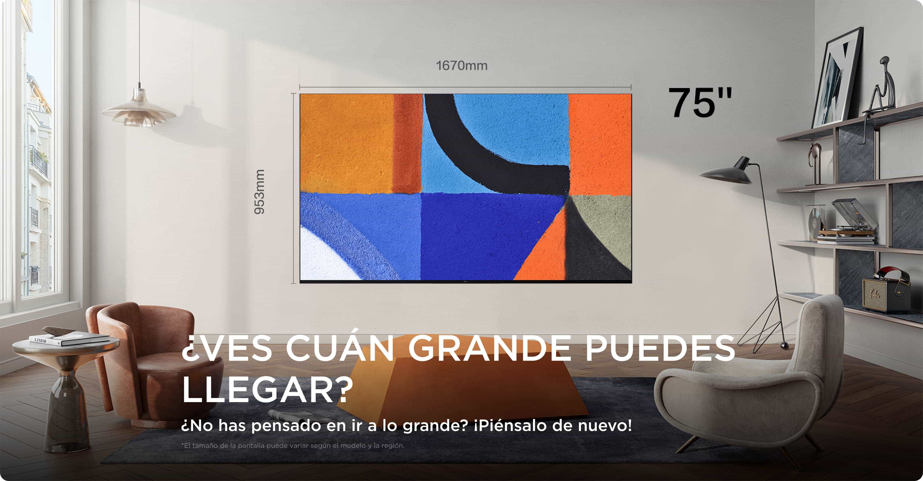 TCL TV de pantalla grande