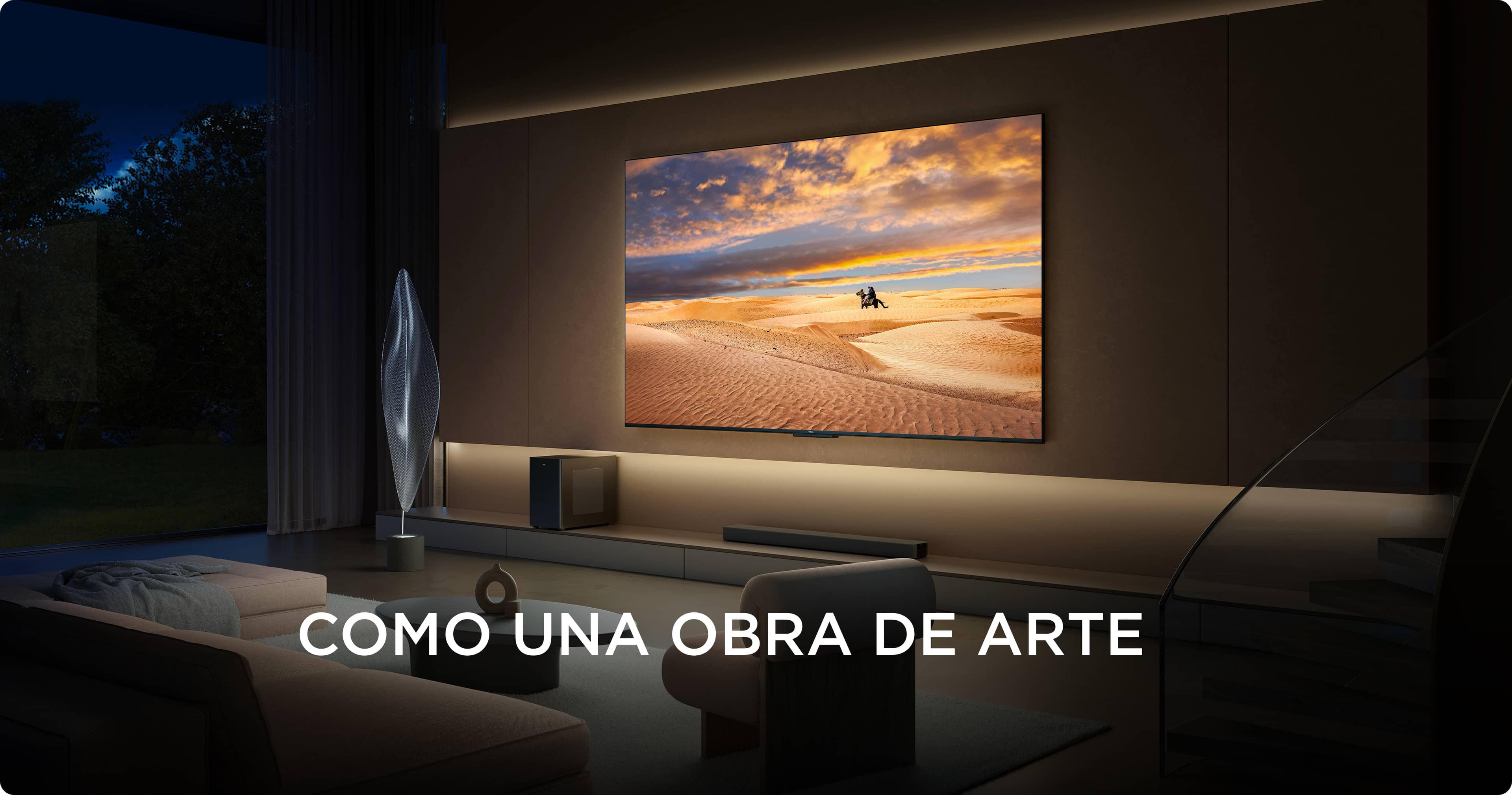 乐竟体育 TV sin bisel con cuerpo ultradelgado
