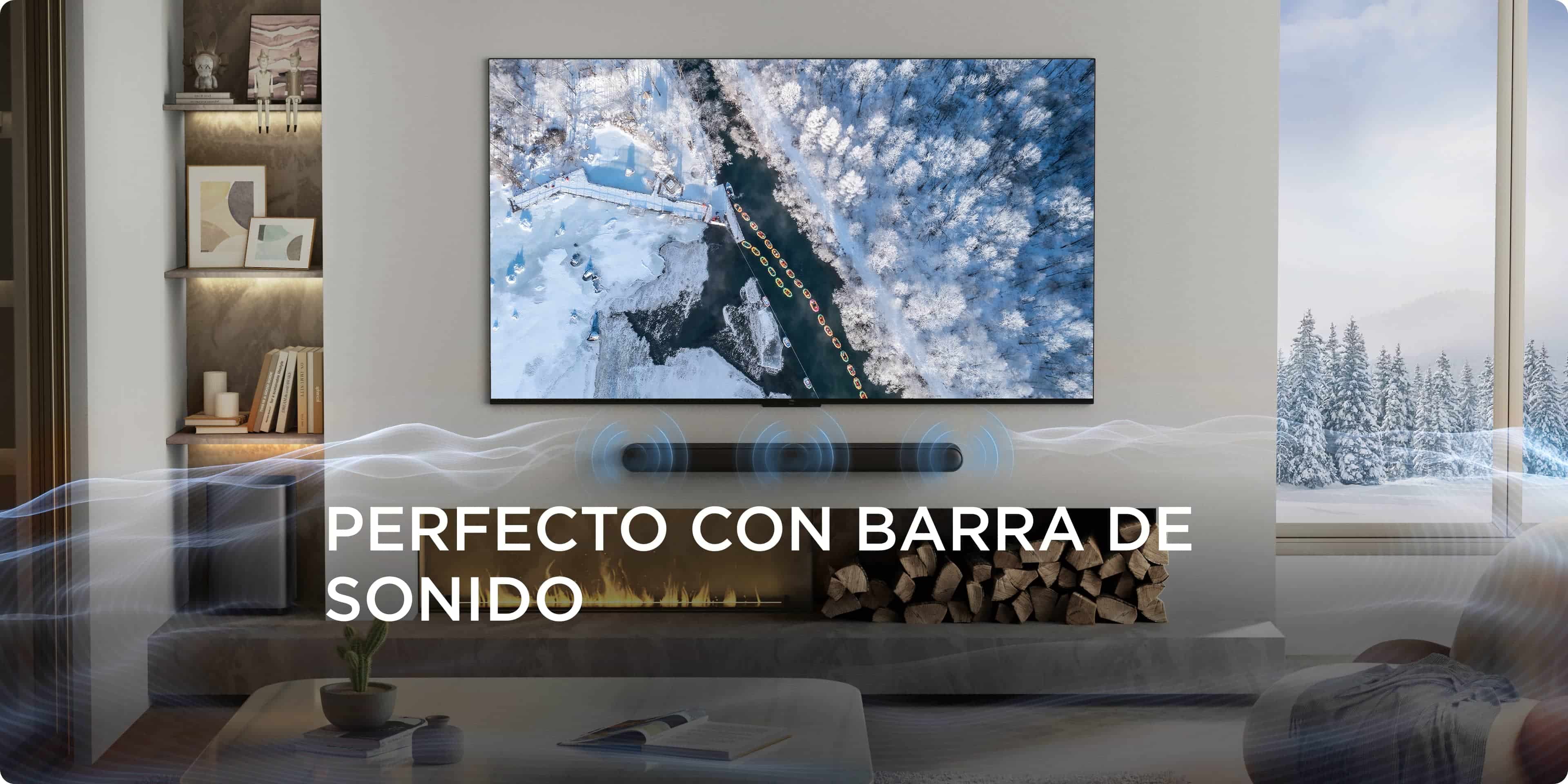 Televisor de pantalla grande TCL con Dolby Atmos