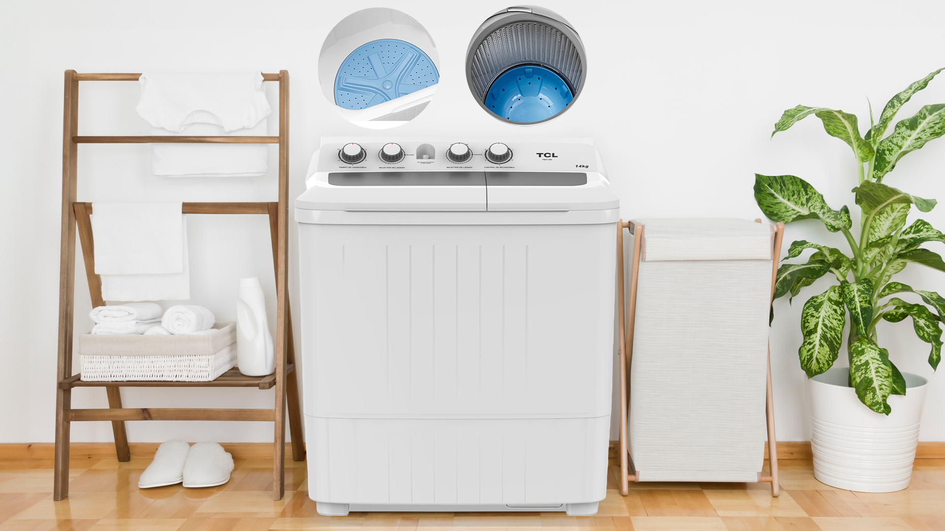 Doble tina Función óptima en tu lavadora