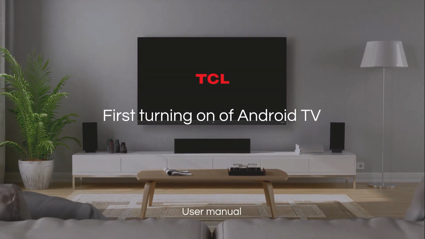 Erstes Einschalten von Android TV