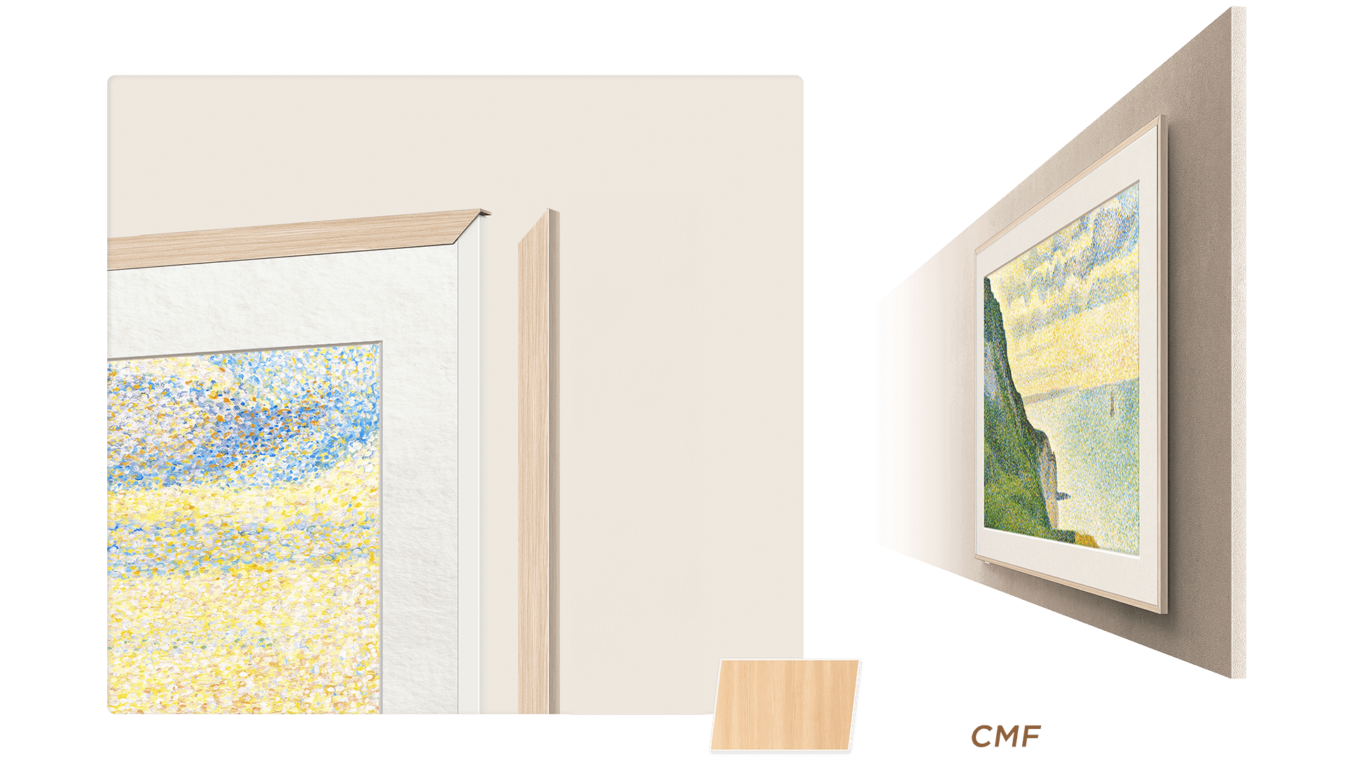 A300W  NXTFRAME TV Dawn Birch Style