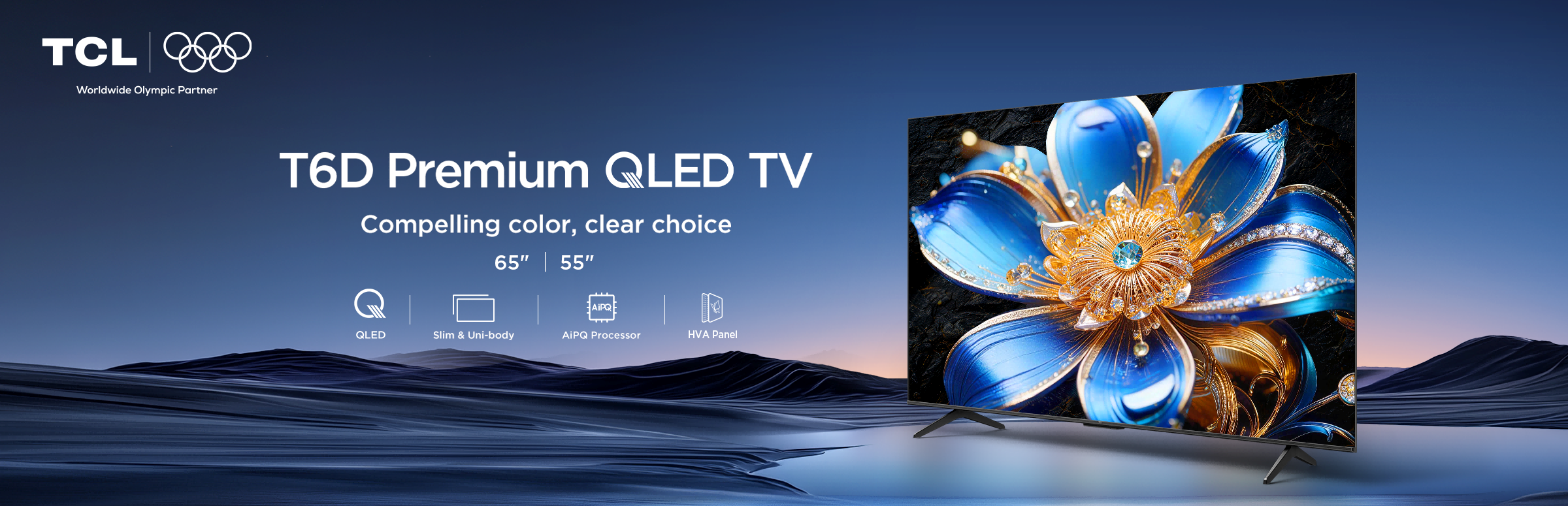 טכנולוגיית QLED בטלוויזיית TCL T6D